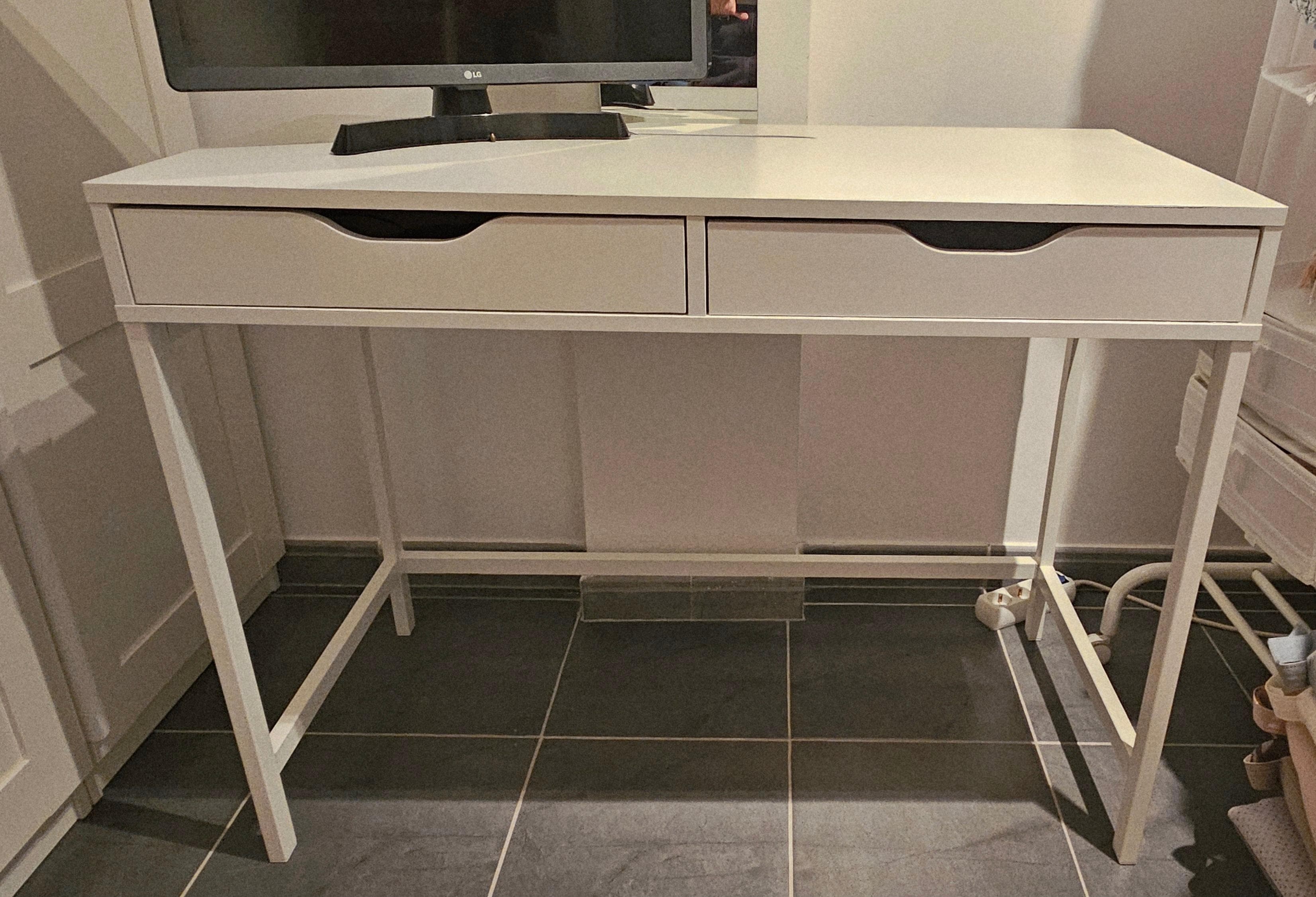 ALEX desk, white, 100x48 cm