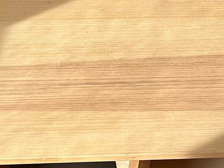 LISABO desk, ash veneer, 118x45 cm