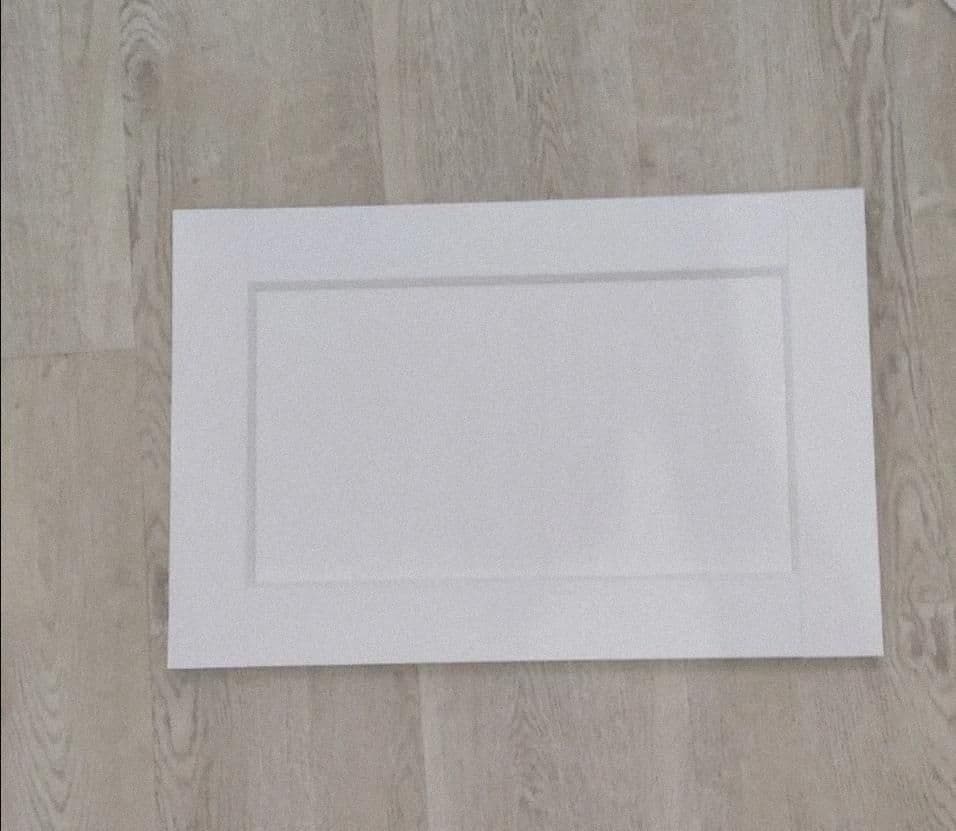 ENKÖPING puerta, blanco efecto madera, 60x40 cm
