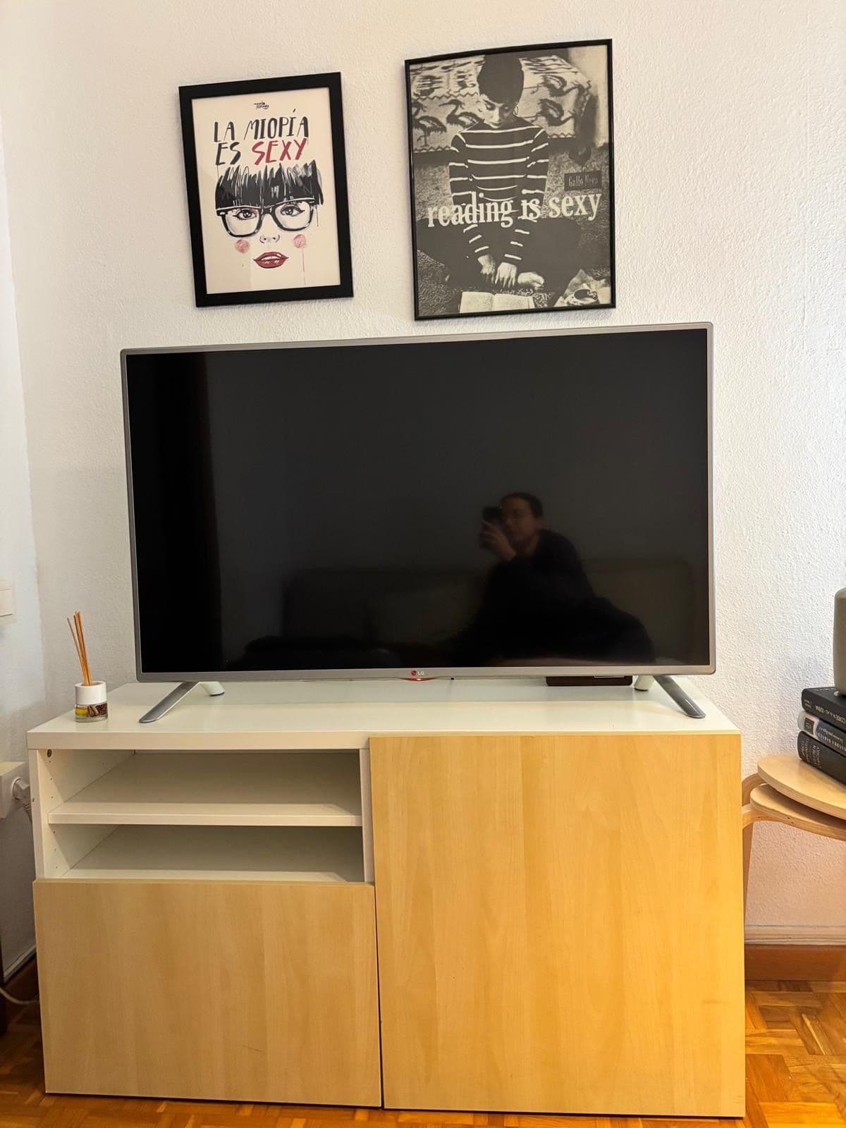 BESTÅ shelf unit with doors, white/Lappviken white, 120x42x38 cm