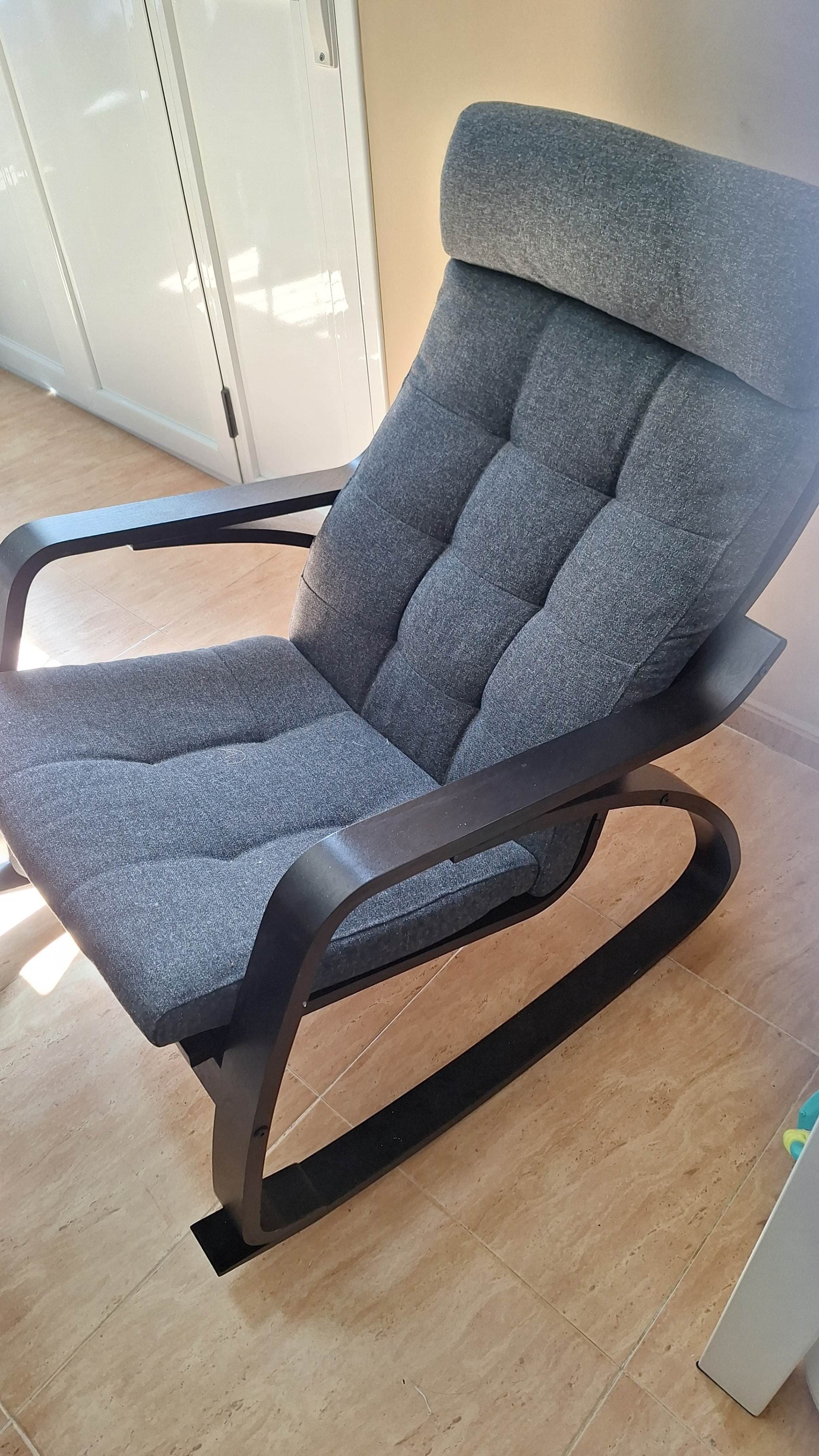 POÄNG kulunkaulkia, beltza-marroia/Gunnared gris iluna