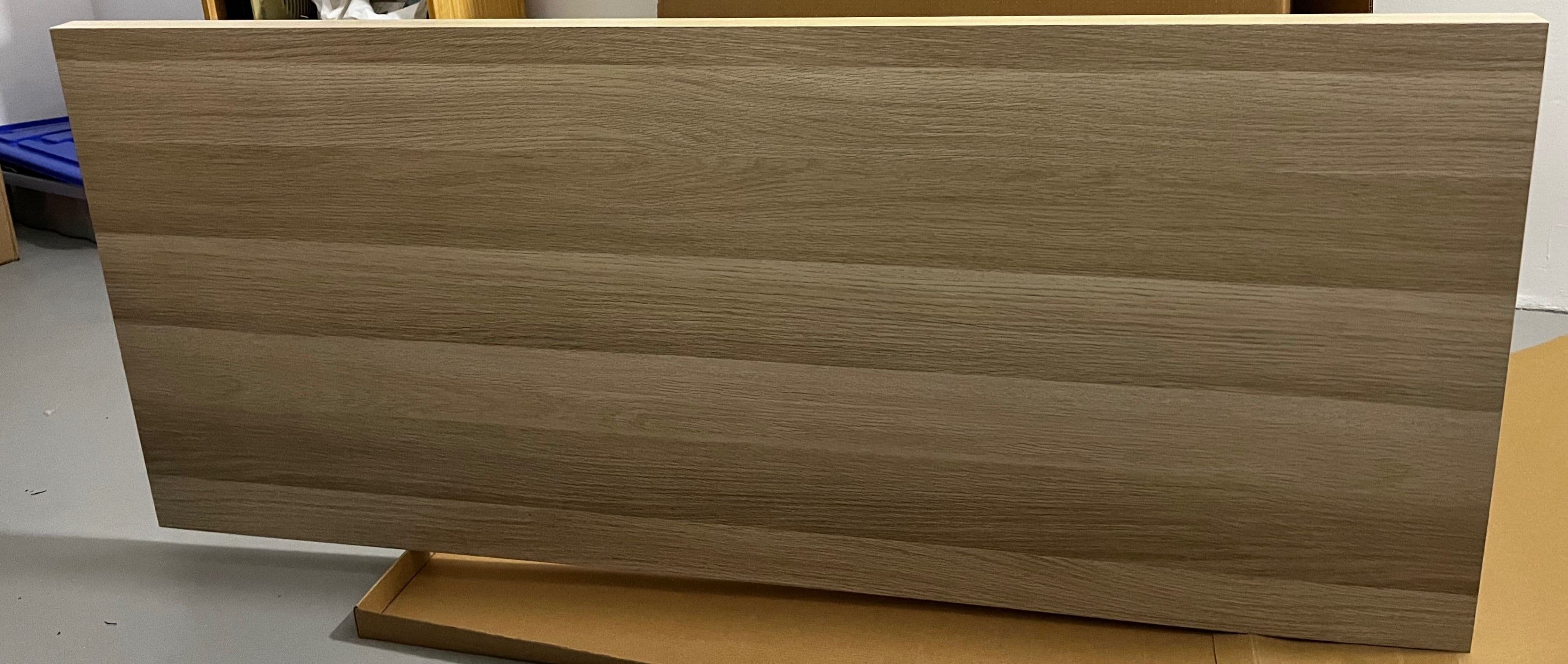 LAGKAPTEN taboleiro, tintura branca efecto carballo, 140x60 cm