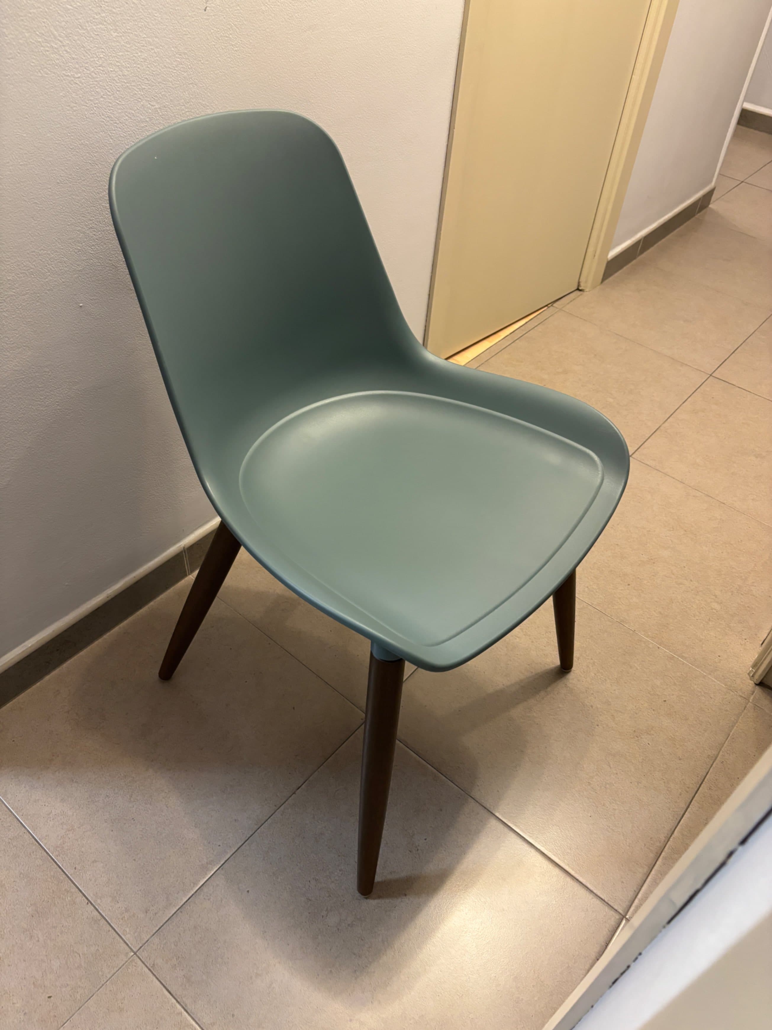GRÖNSTA chair, in/outdoor grey-turquoise