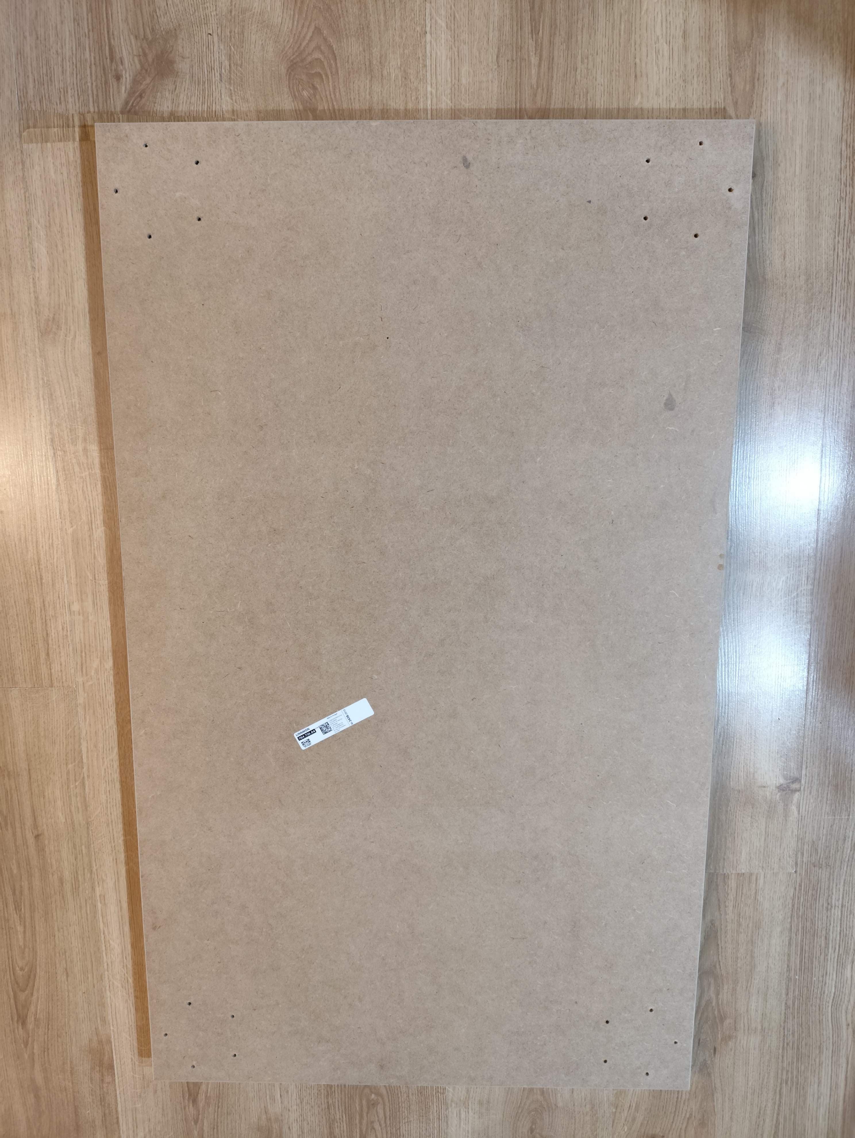 LAGKAPTEN tablero, tinte blanco efecto roble, 120x60 cm