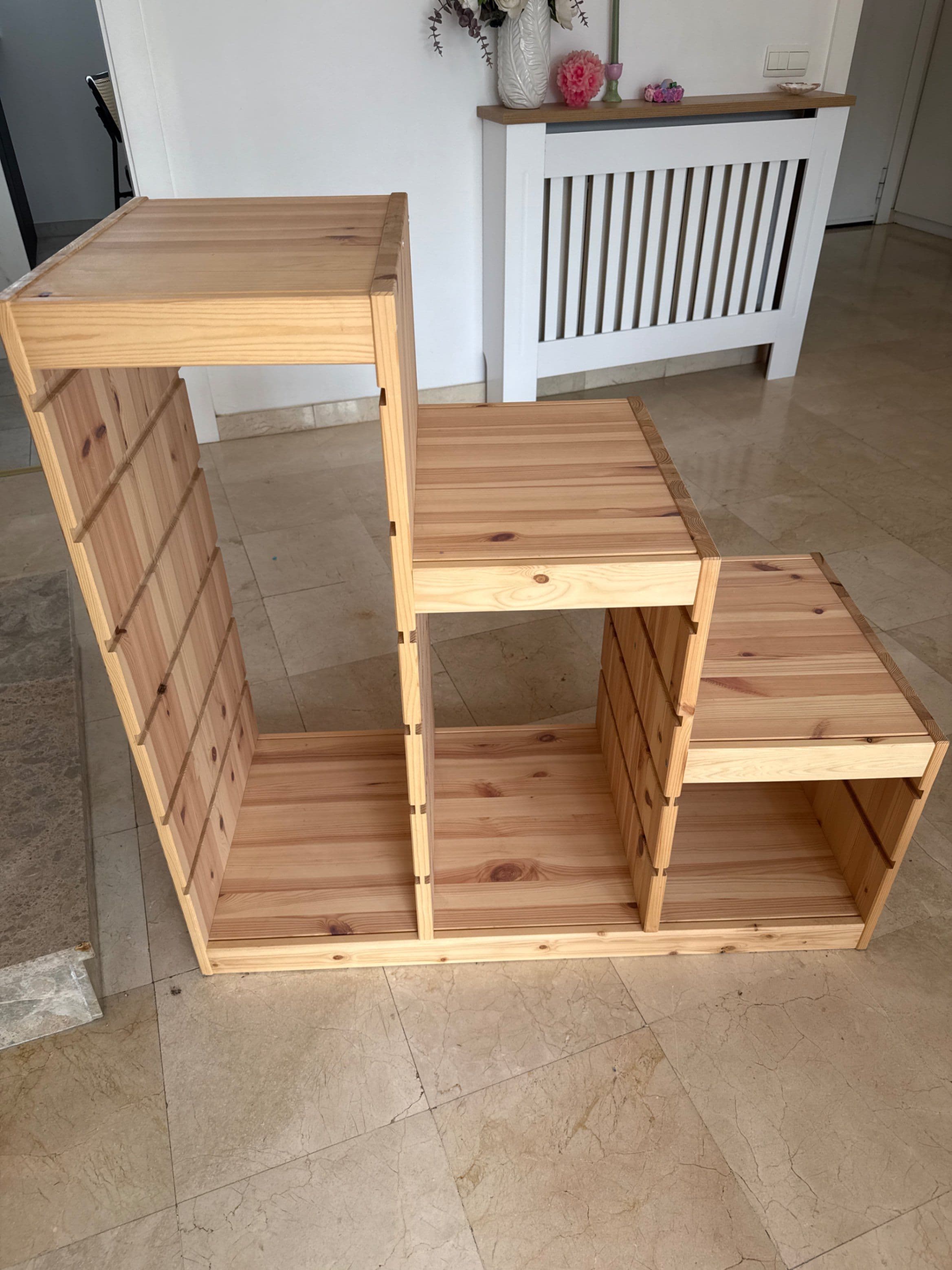 TROFAST frame, light white stained pine, 94x44x91 cm