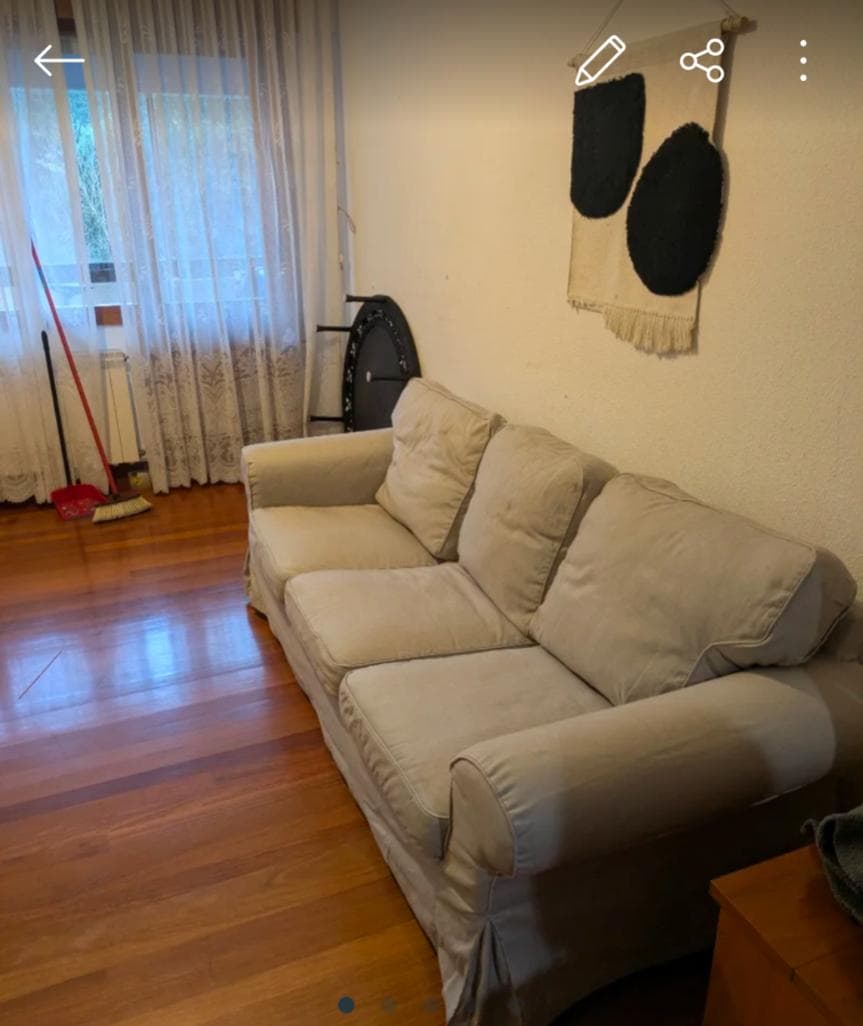 EKTORP sofá de 3 plazas, Kilanda beige claro