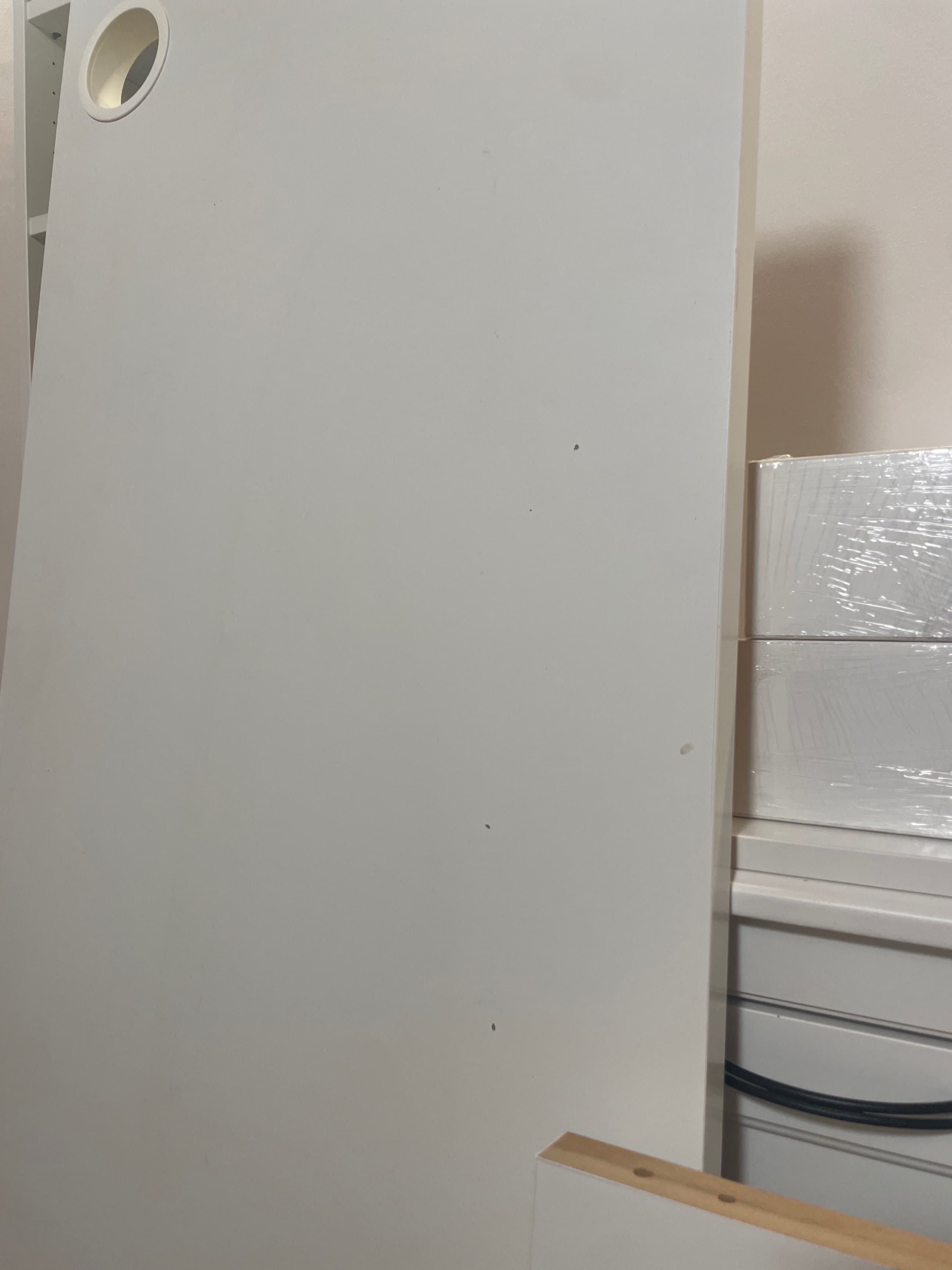 MICKE escritorio, blanco, 142x50 cm