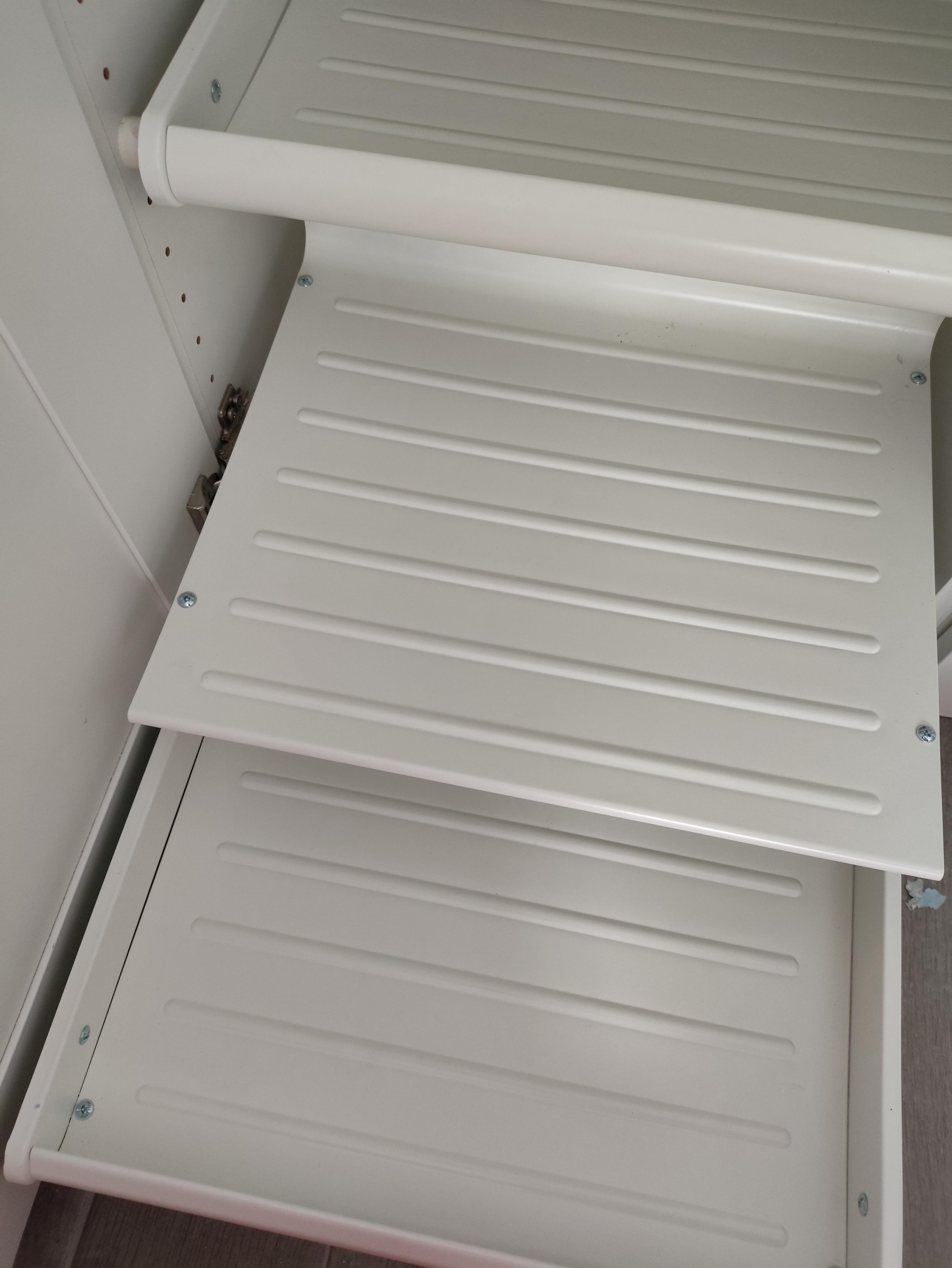 KOMPLEMENT pull-out shoe shelf, white, 50x58 cm