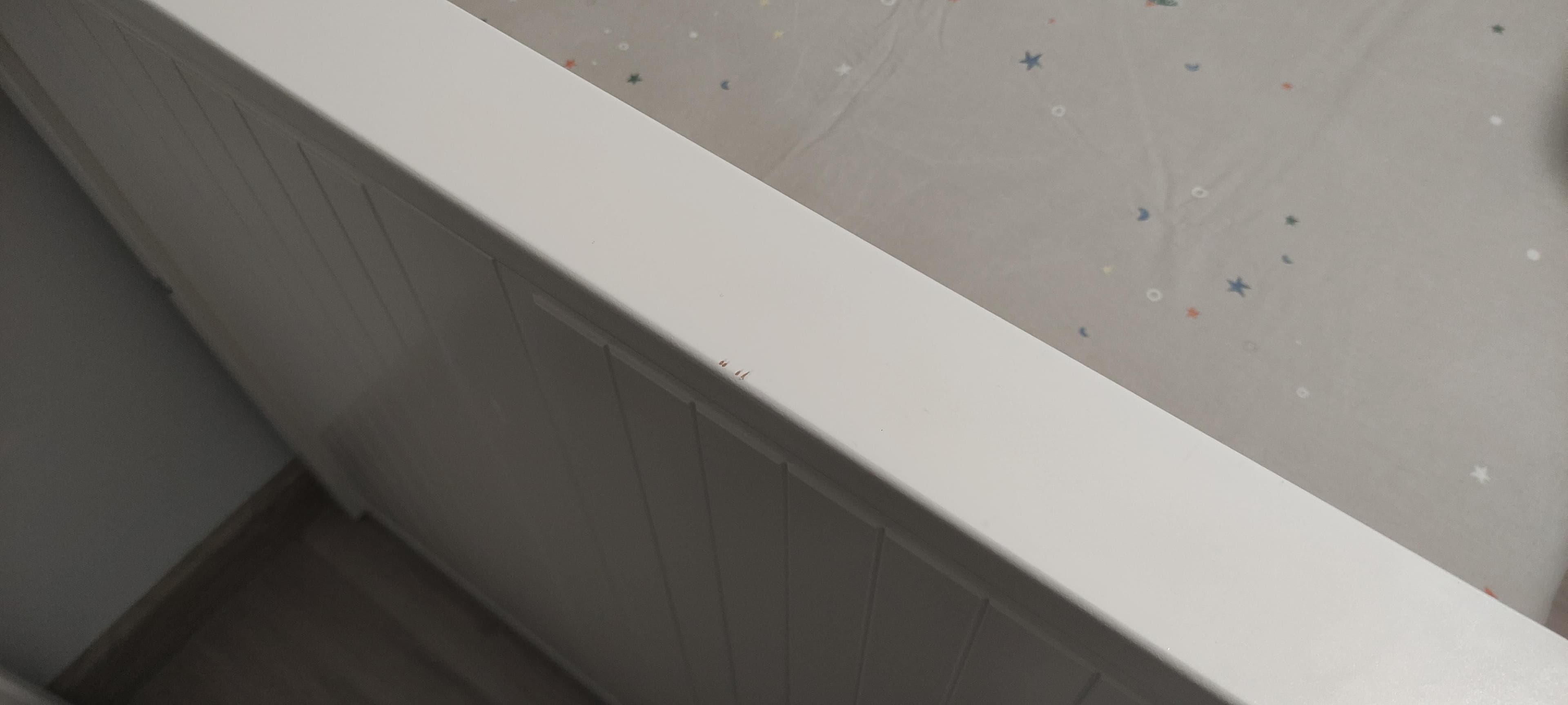 HEMNES 3 tiraderadun diban-egitura, zuria, 80x200 cm
