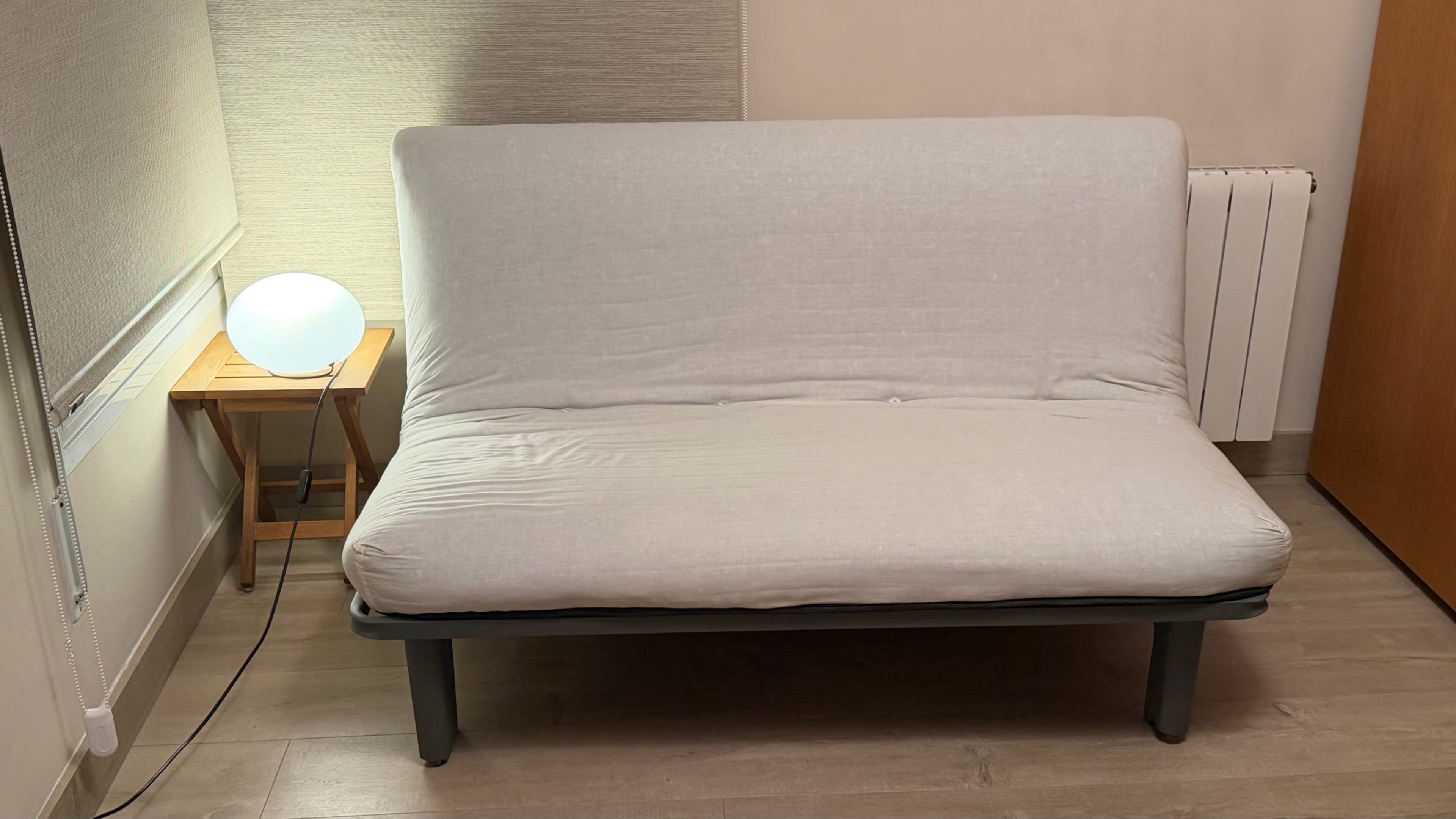 LYCKSELE HÅVET 2-seat sofa-bed, Ransta natural