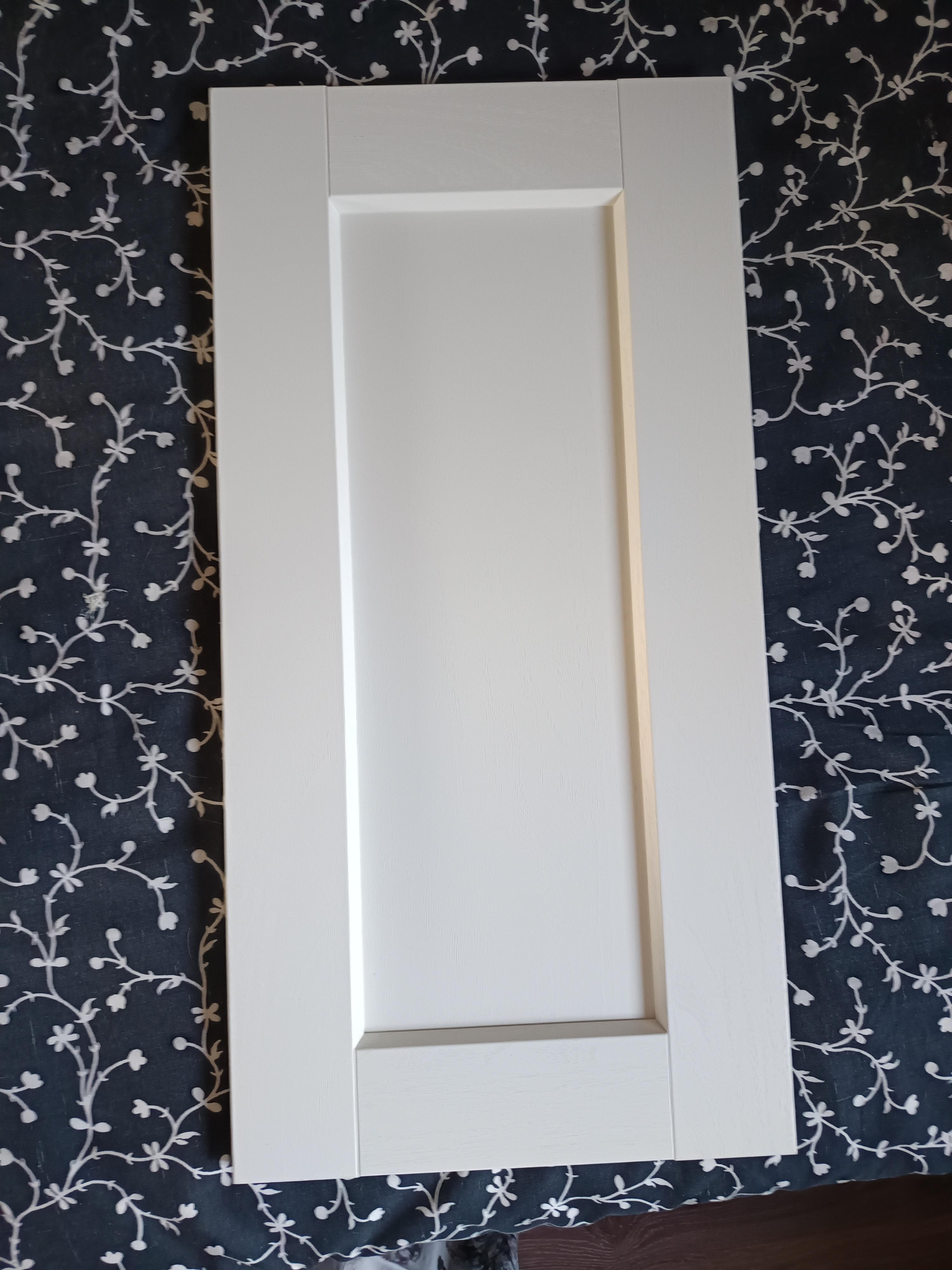 ENKÖPING puerta, blanco efecto madera, 30x60 cm