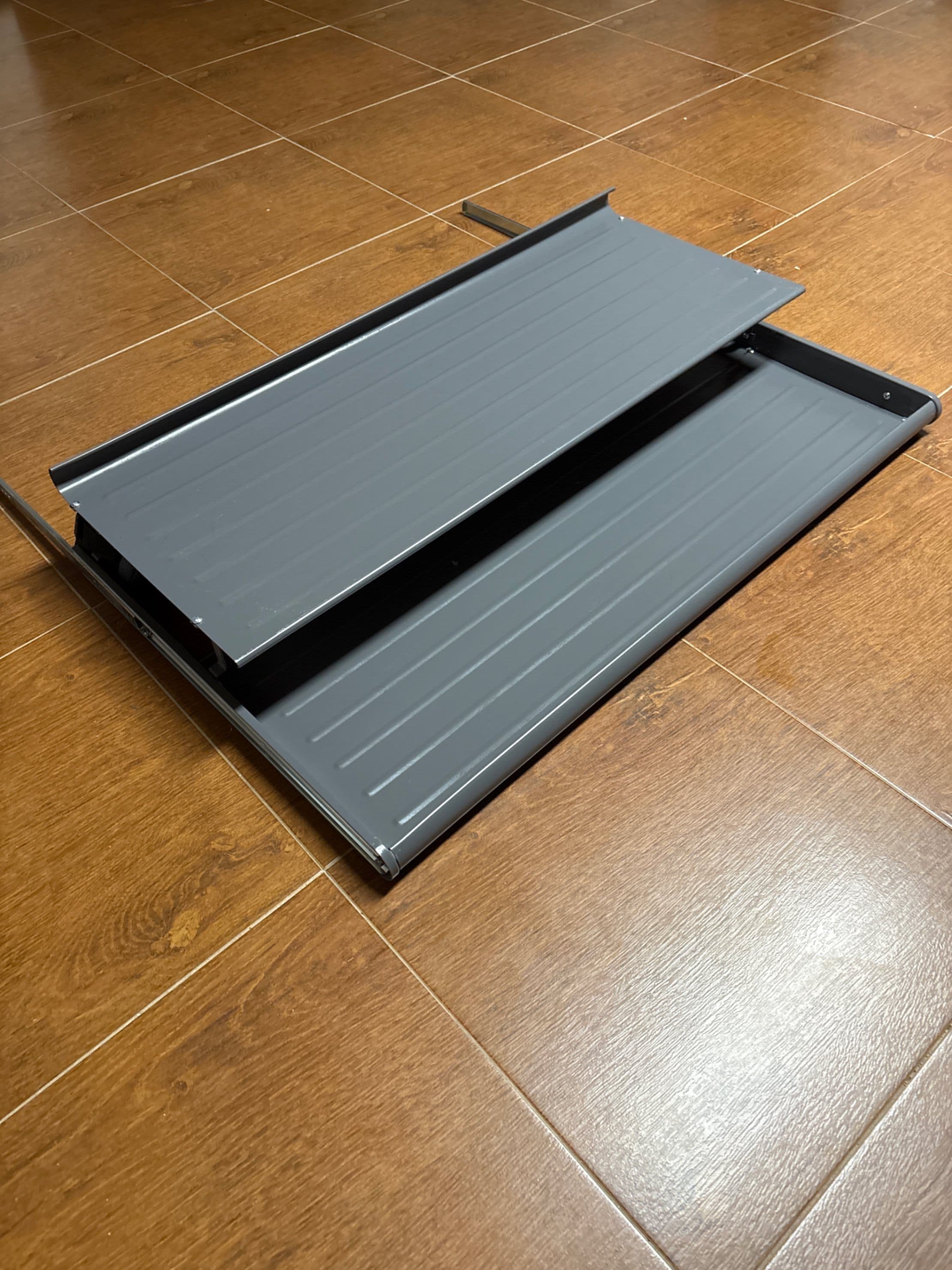 KOMPLEMENT pull-out shoe shelf, dark grey, 100x58 cm