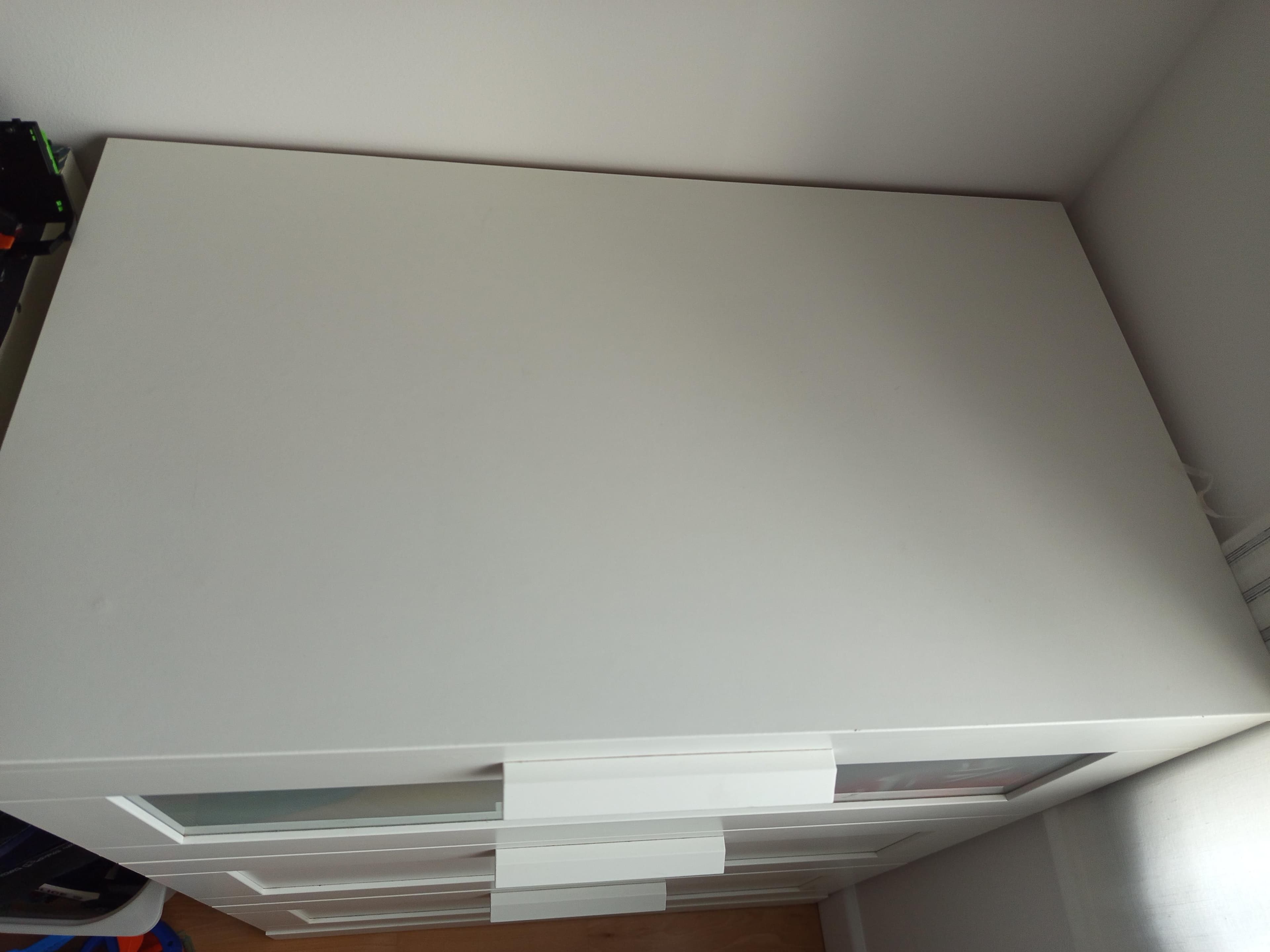 BRIMNES cómoda de 3 caixóns, branco/vidro esmerilado, 78x95 cm