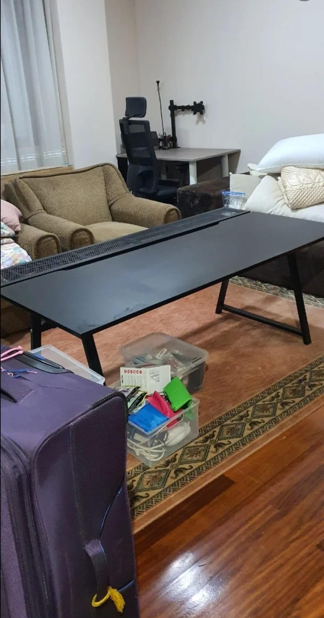 UTESPELARE escritorio gaming, negro, 160x80 cm