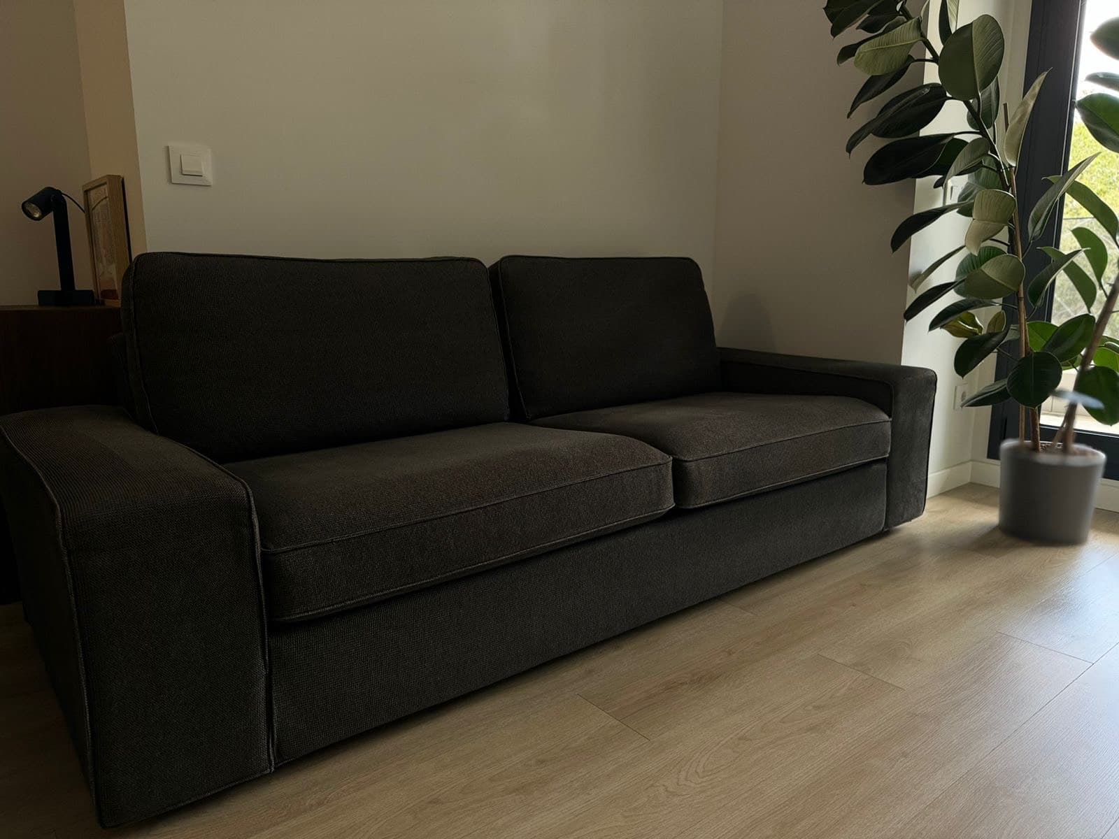 KIVIK 3-seat sofa, Tallmyra medium grey