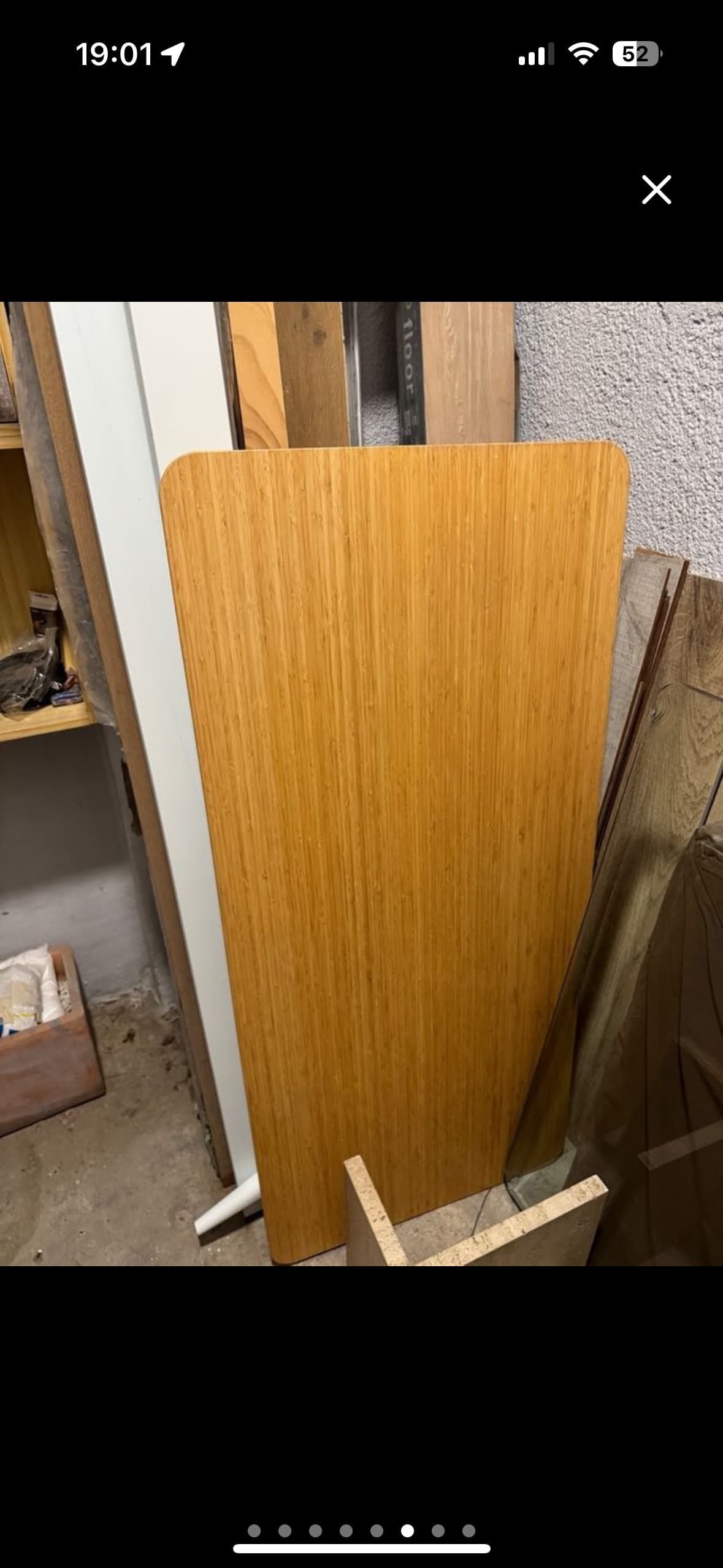 ANFALLARE table top, bamboo, 140x65 cm