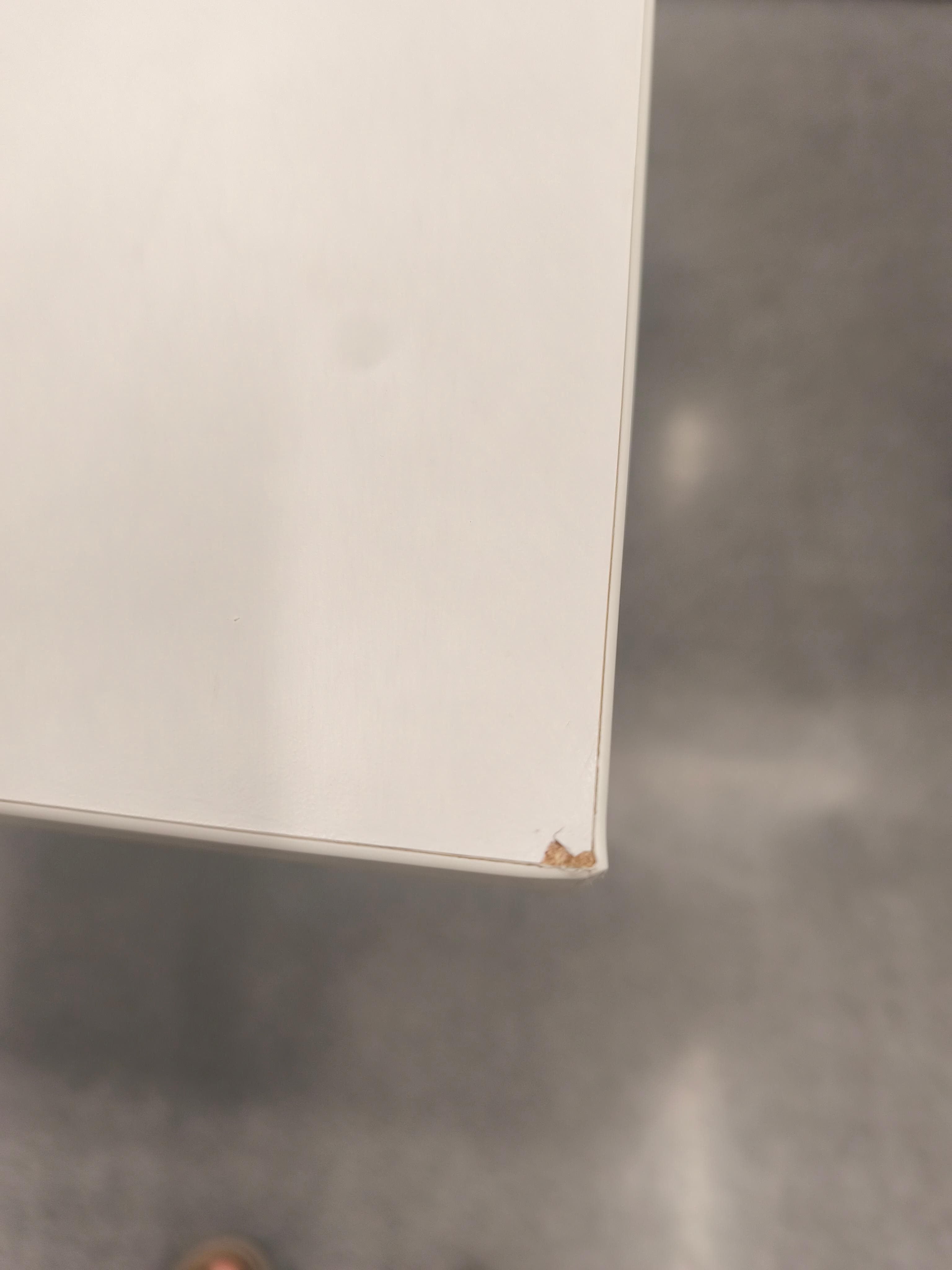 TROTTEN escritorio, blanco, 160x80 cm