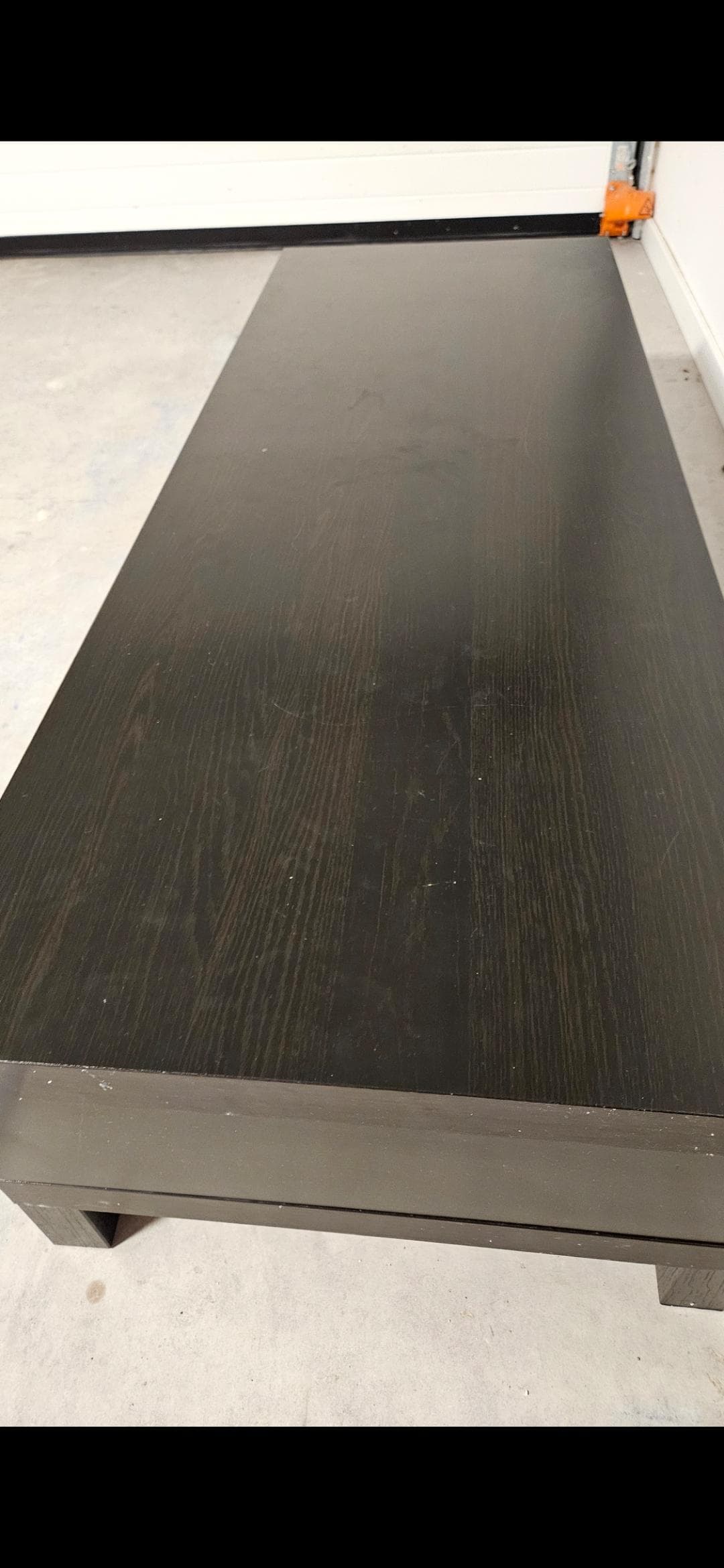 LACK TB-altzaria, beltza-marroia, 120x35x36 cm