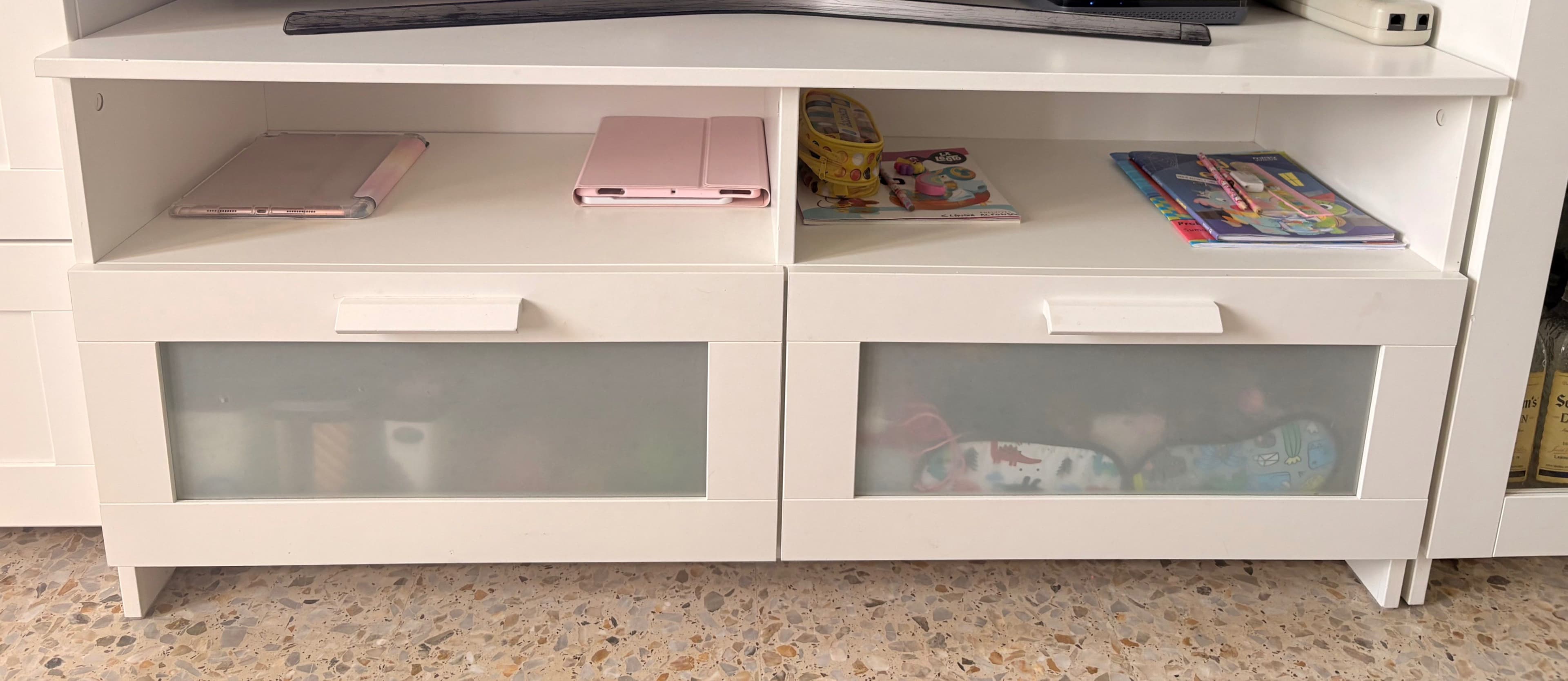 BRIMNES moble TV, branco, 120x41x53 cm