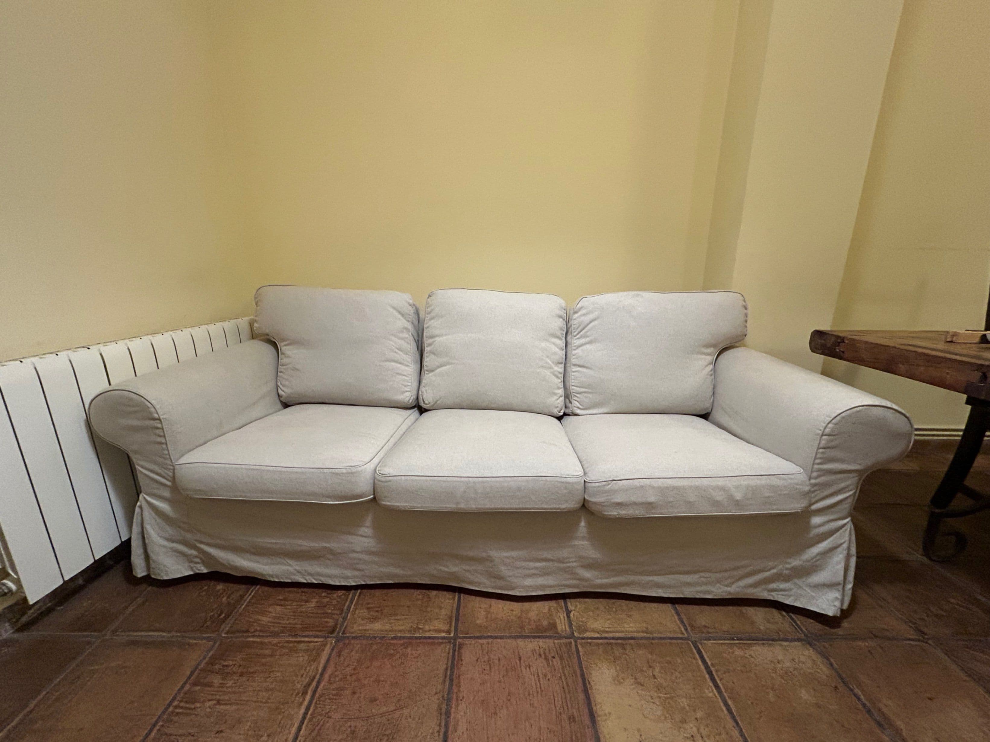 EKTORP sofá de 3 plazas, Kilanda beige claro