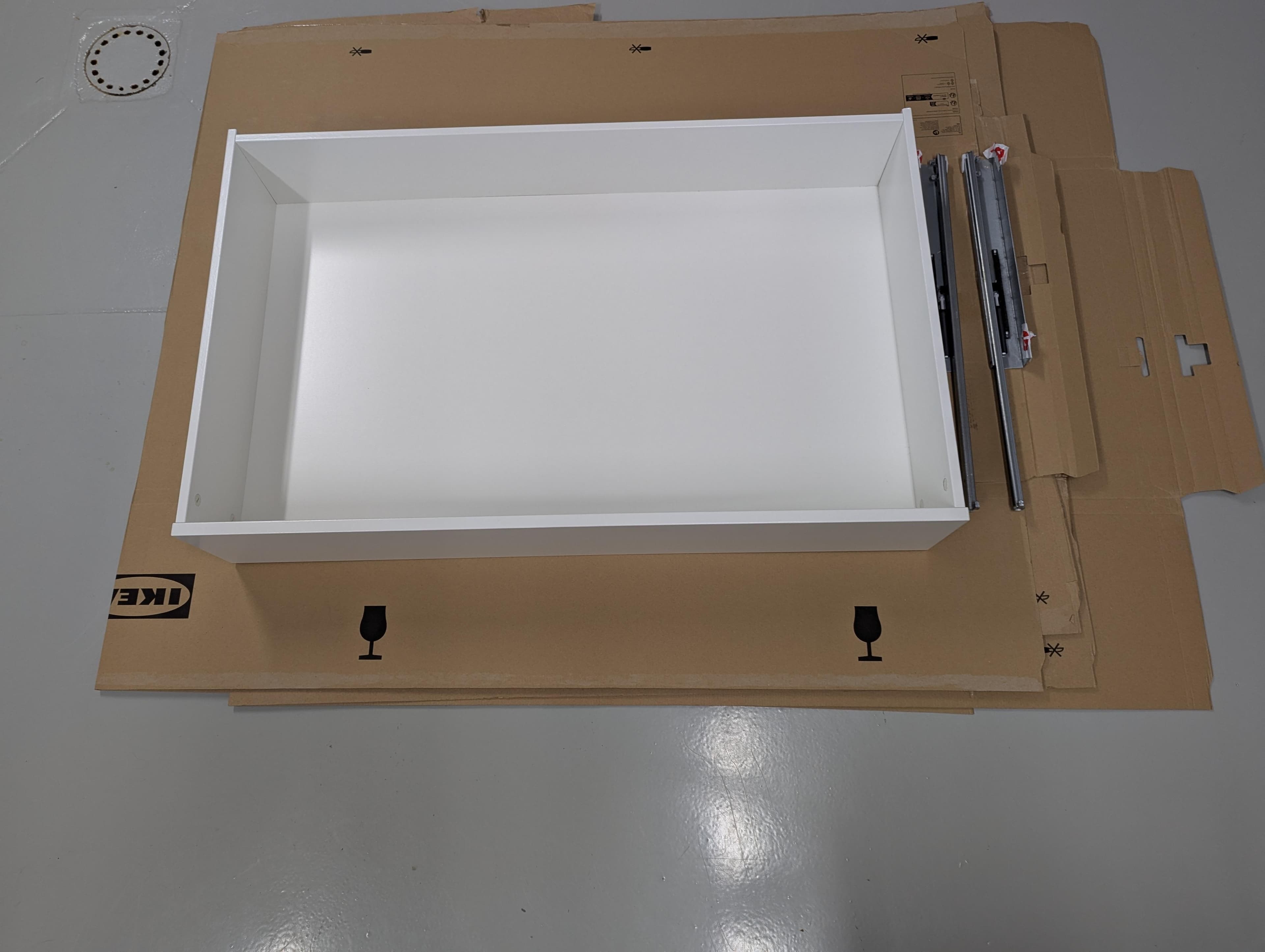 KOMPLEMENT calaix, blanc, 100x35 cm