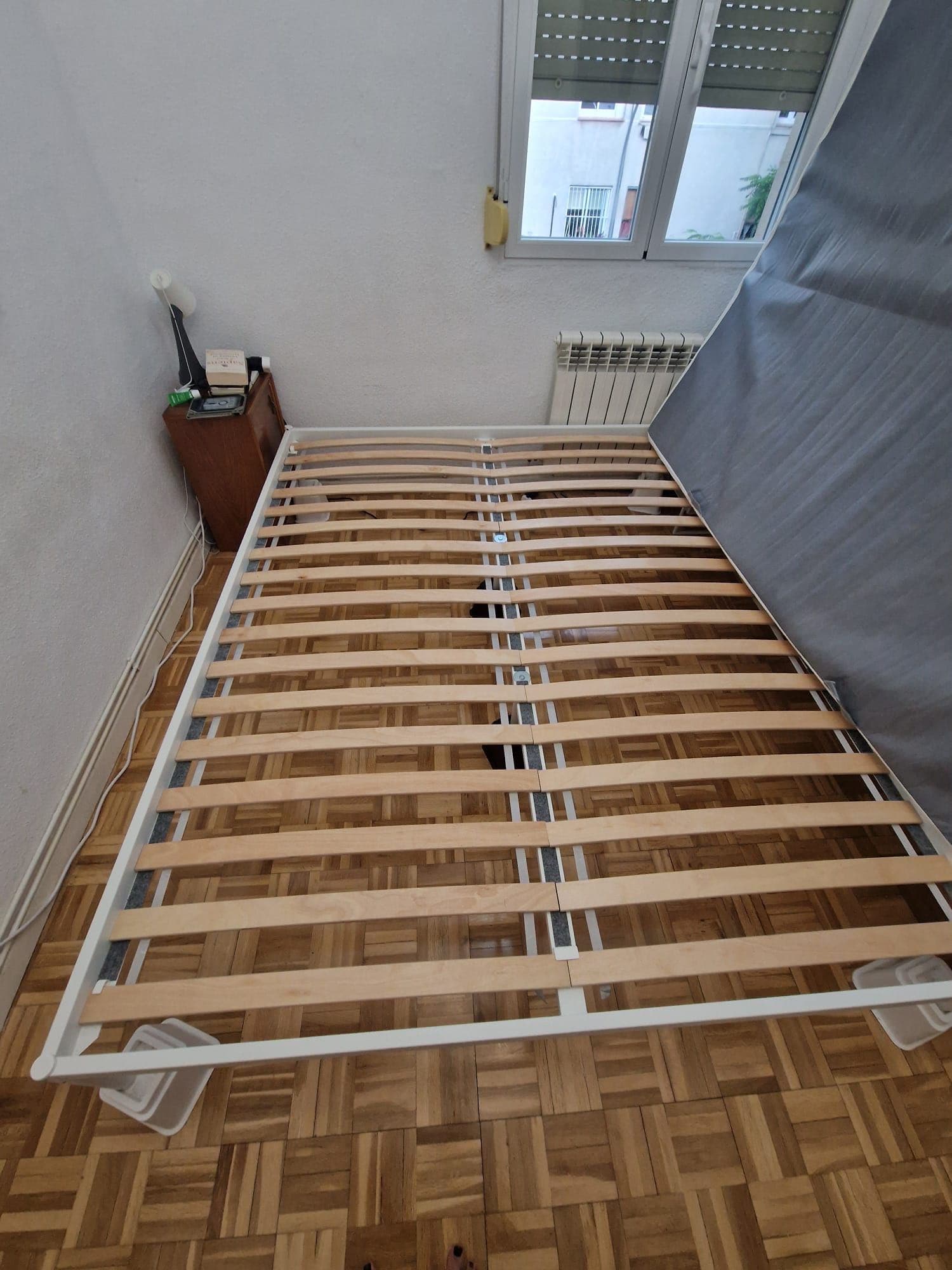 VEVELSTAD ohe-egitura, zuria, 160x200 cm