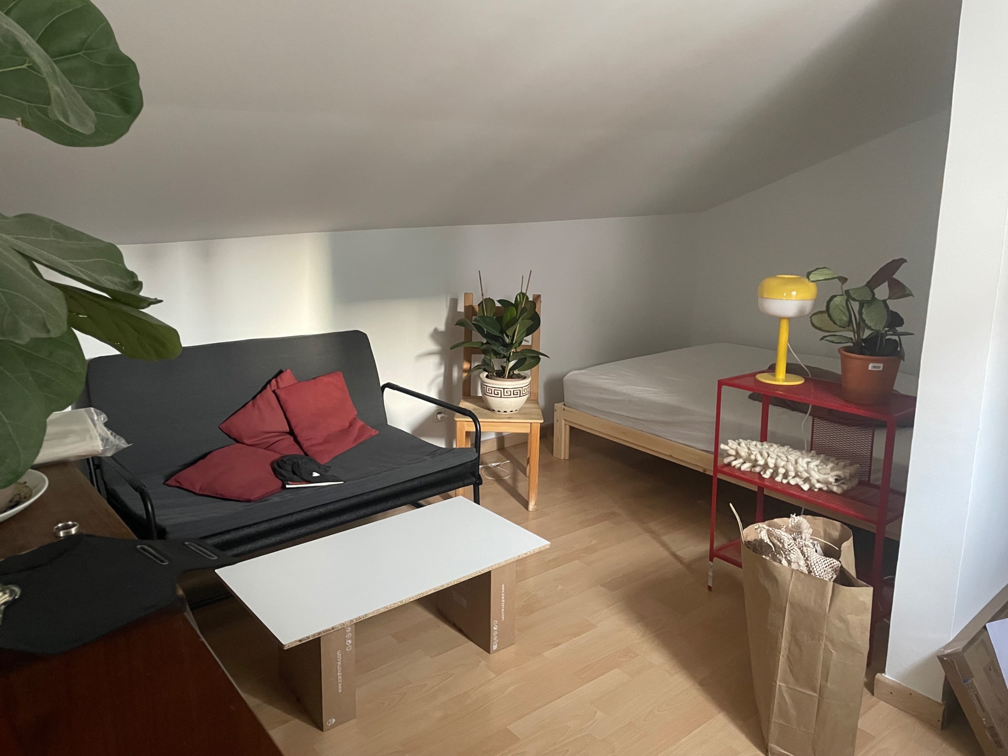 HAMMARN ohe-sofa, Knisa gris iluna/beltza
