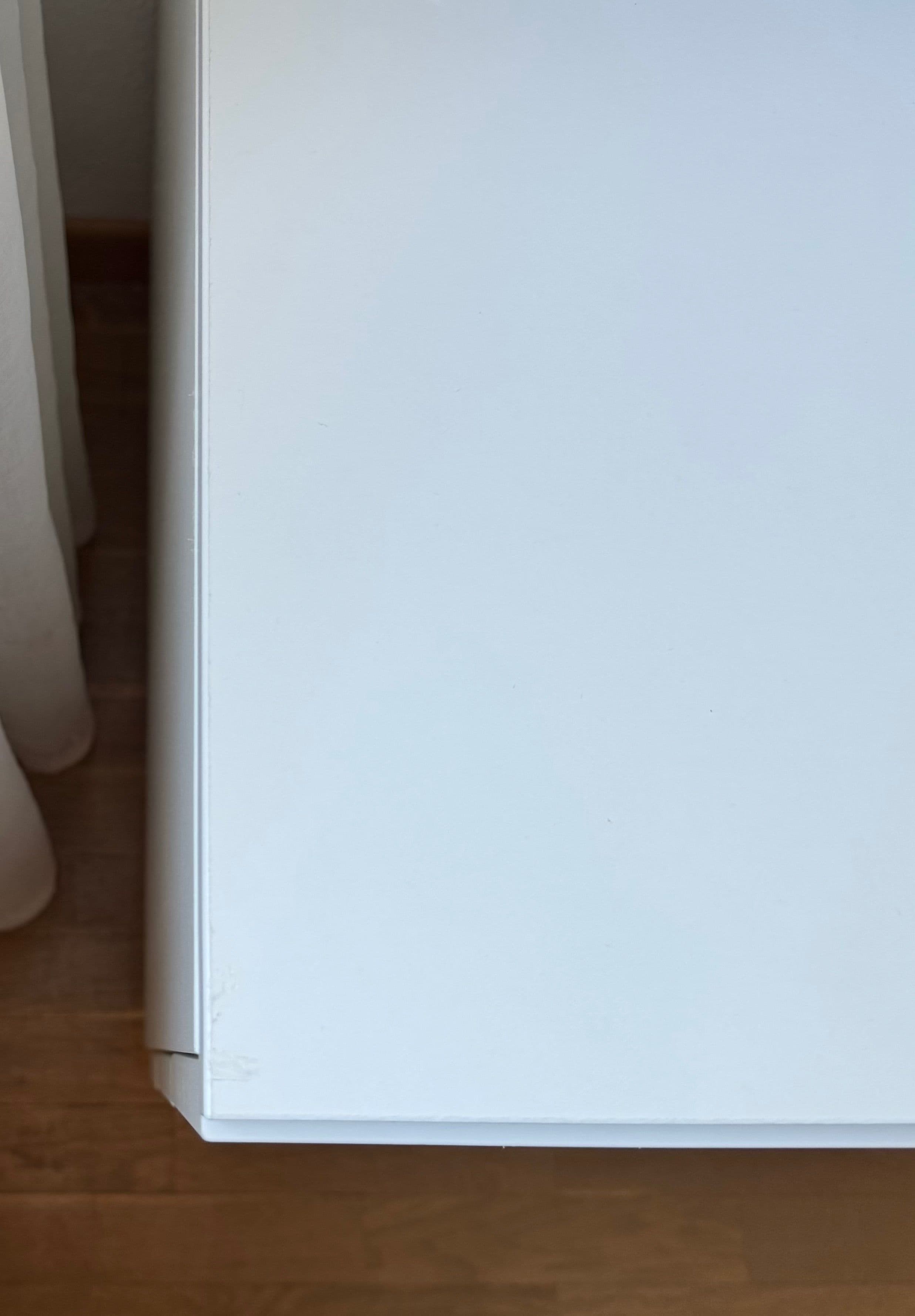PLATSA chest of 3 drawers, white/Fonnes white, 60x57x73 cm