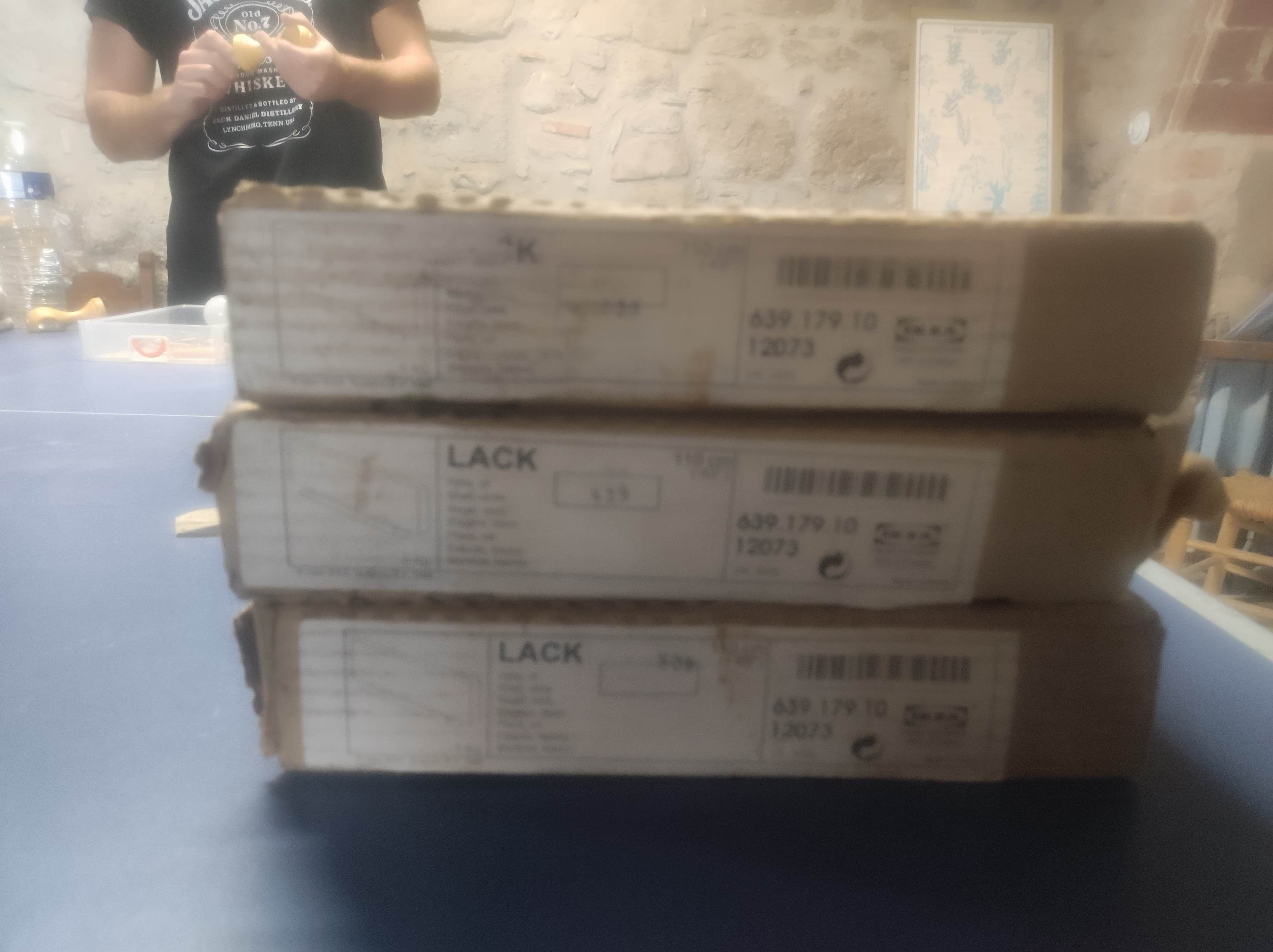 LACK estante de parede, branco, 110x26 cm