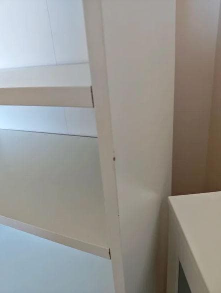 BRIMNES Librería, blanco, 60x190 cm