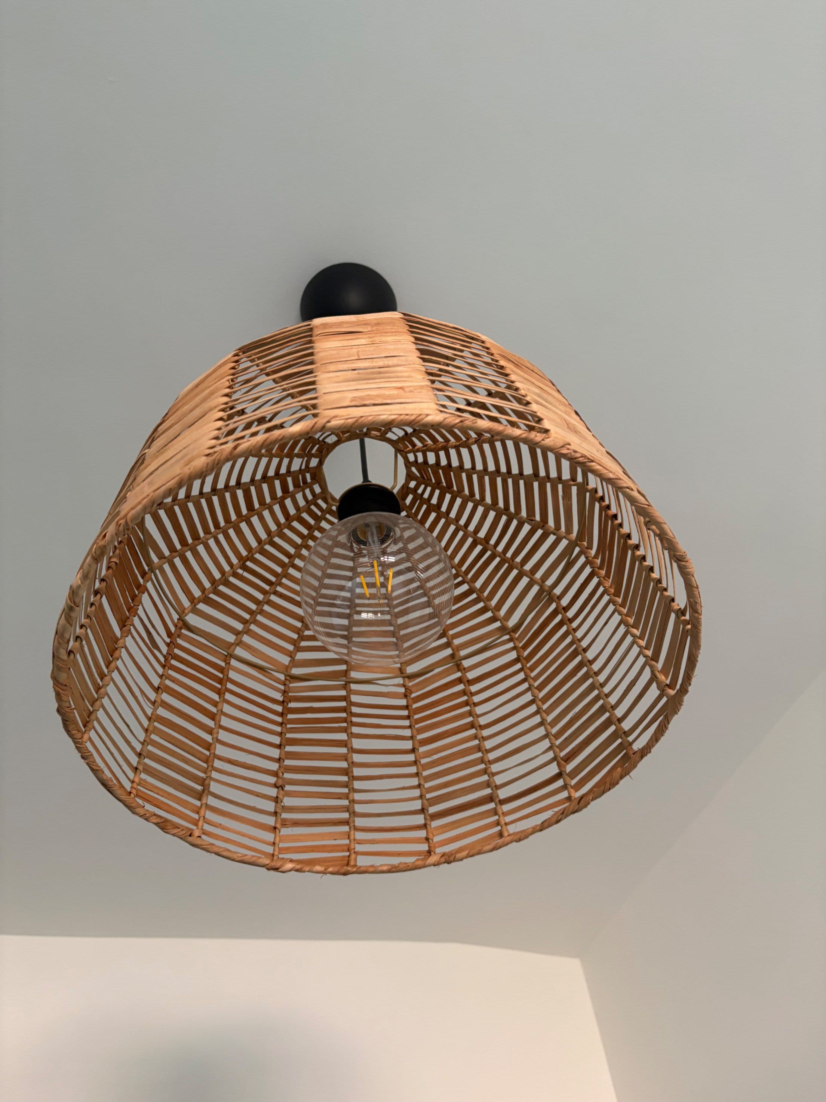 KAPPELAND sabaiko lanpararako pantaila, ratana, 45 cm