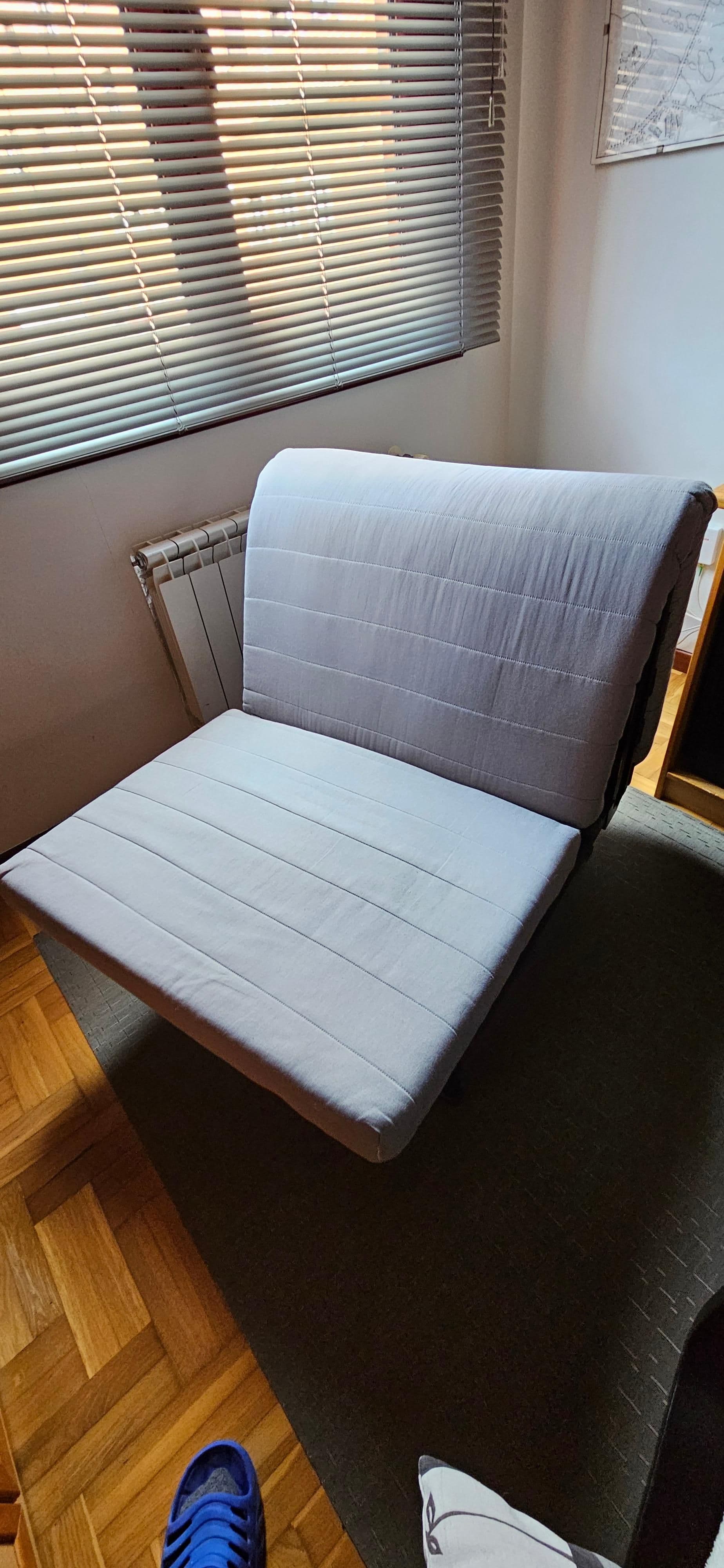 LYCKSELE LÖVÅS sillón cama, Vansbro gris oscuro