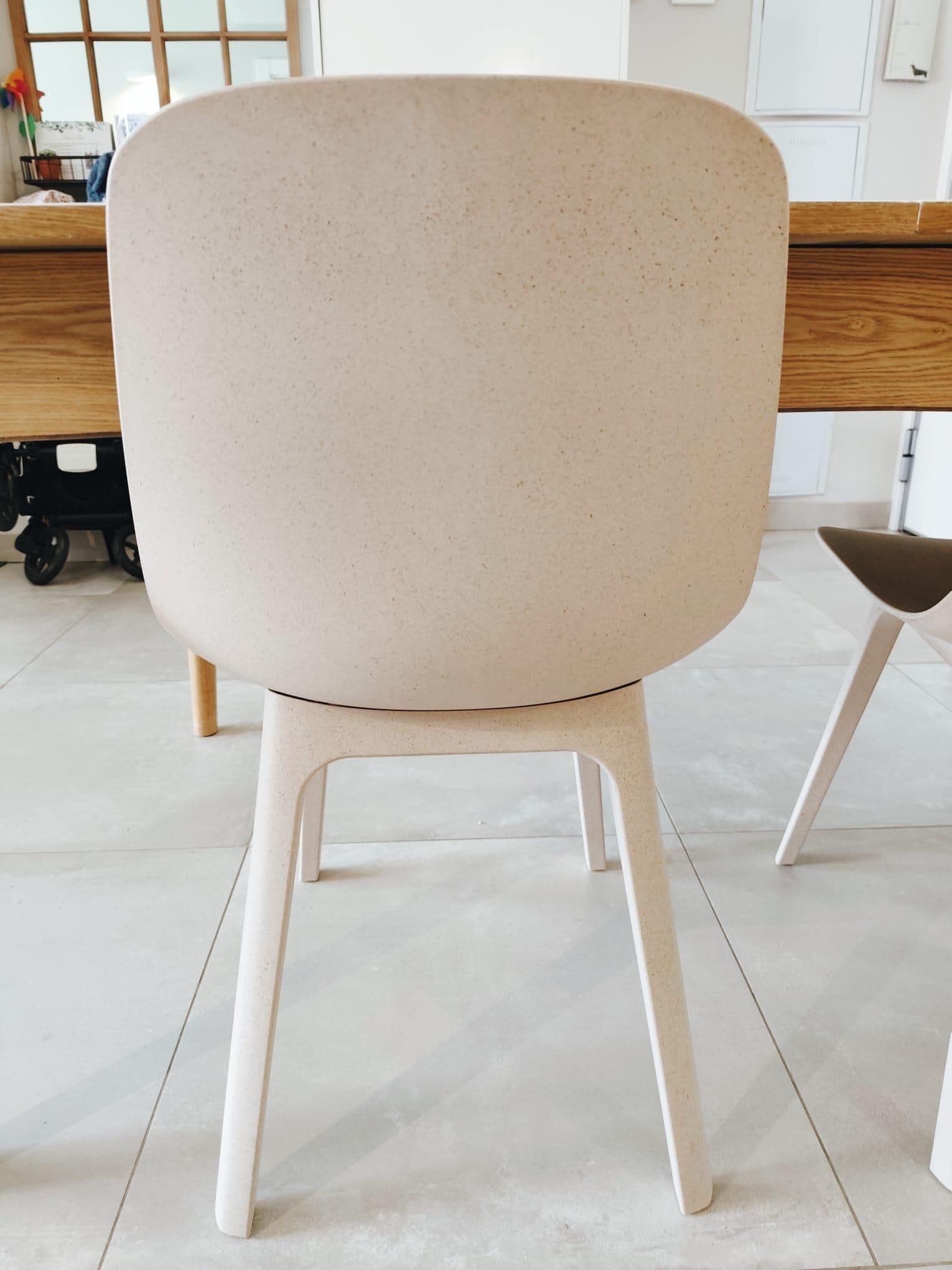 ODGER Silla, blanco, beige