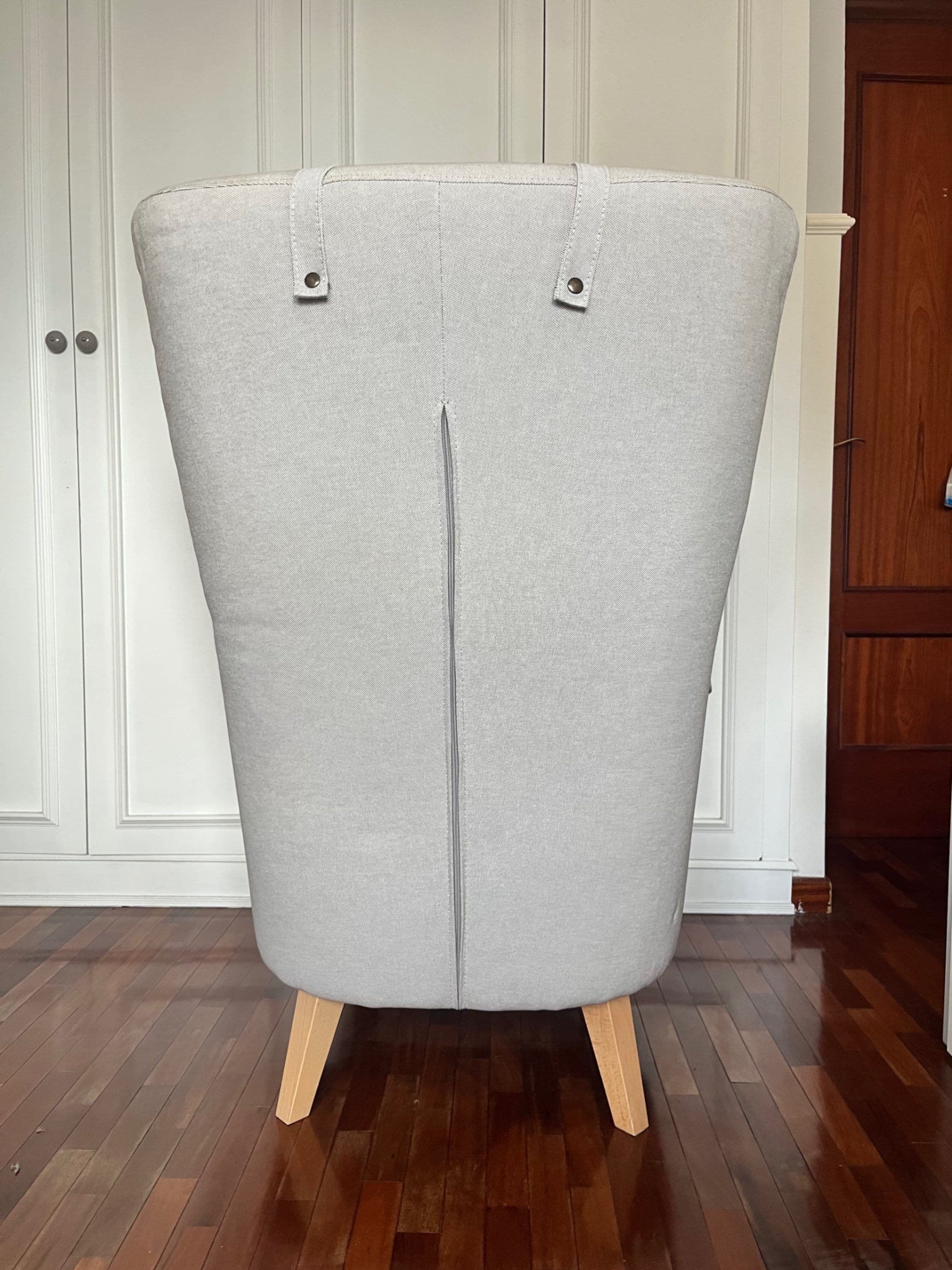 STRANDMON sillón orejero, Kelinge beige