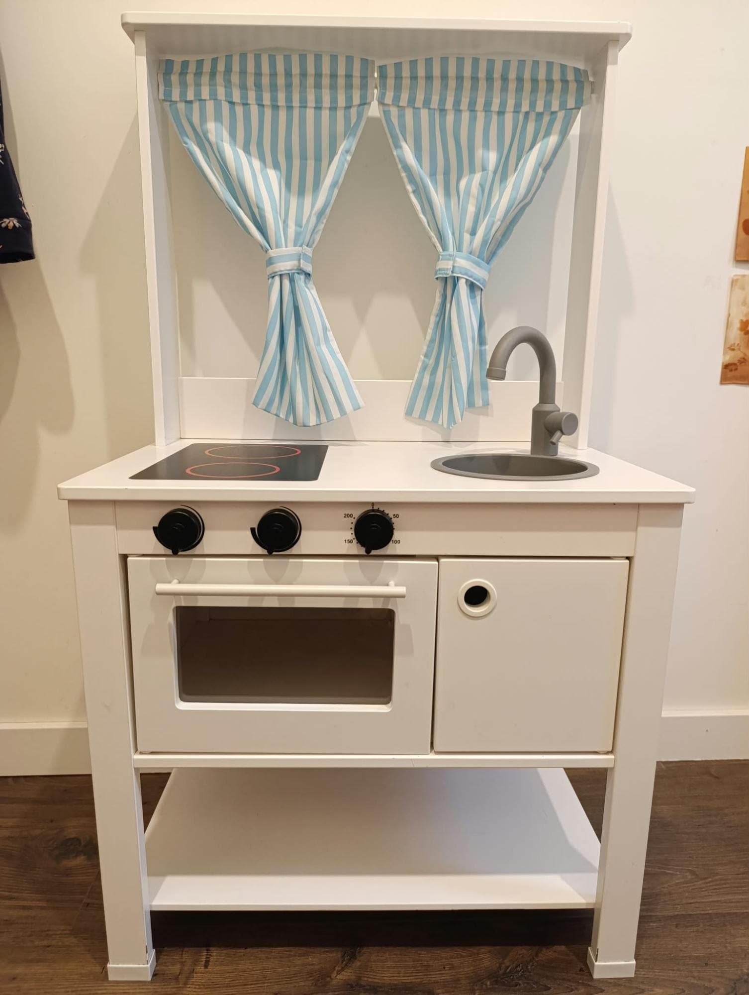 DUKTIG play kitchen, birch, 72x40x109 cm
