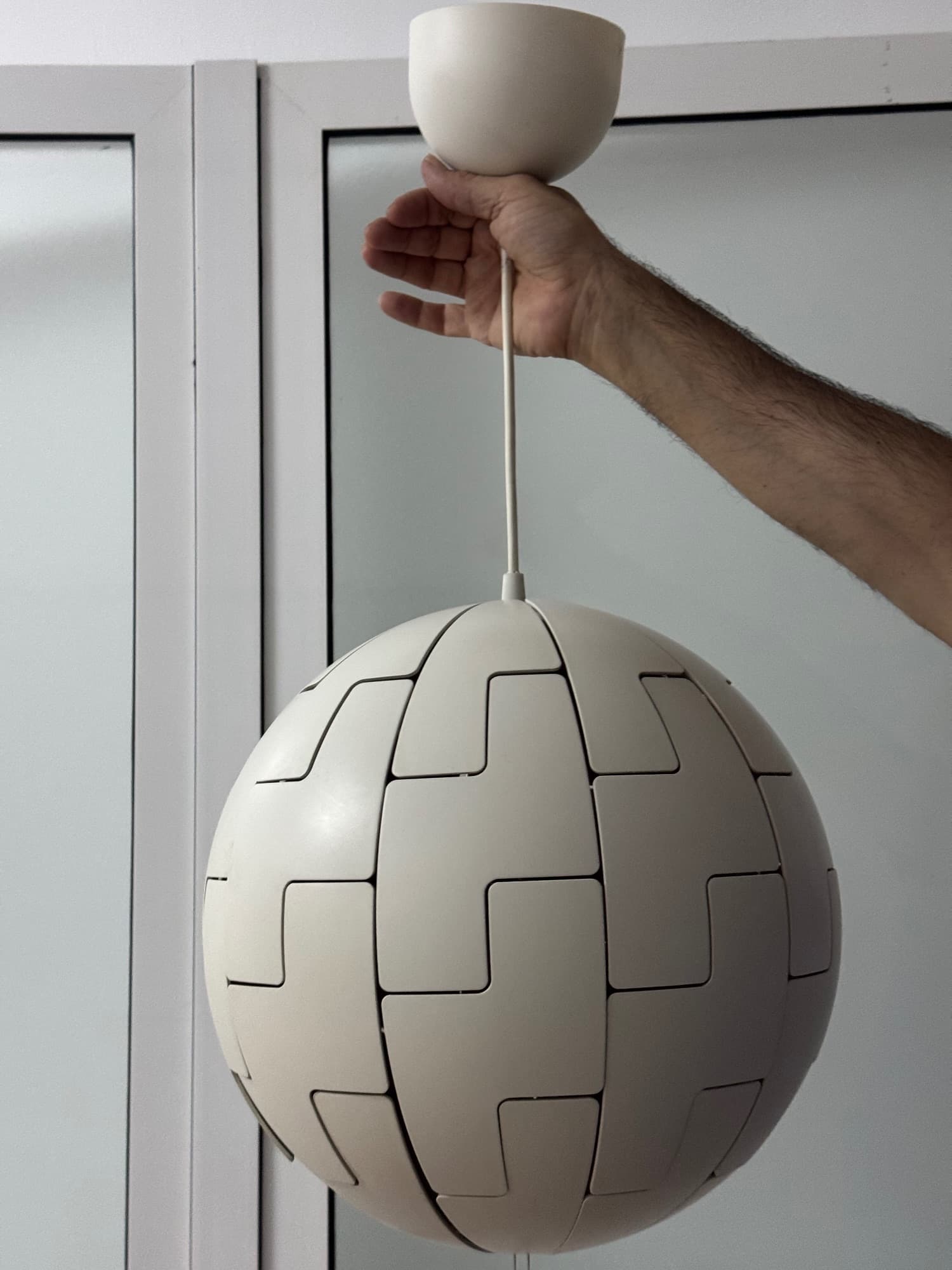 IKEA PS 2014 llum de sostre, blanc/color coure, 35 cm