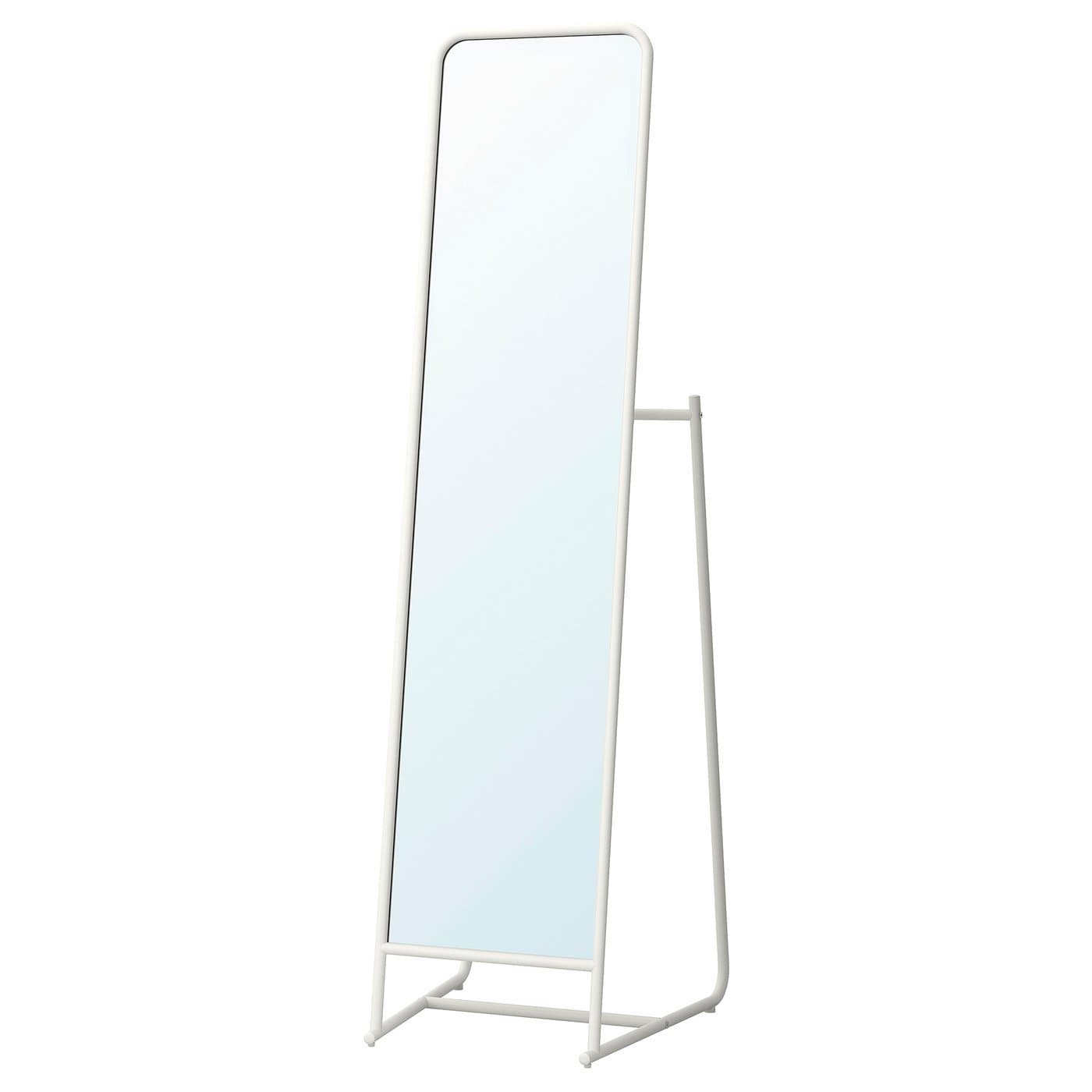 KNAPPER espello de pé, branco, 48x160 cm