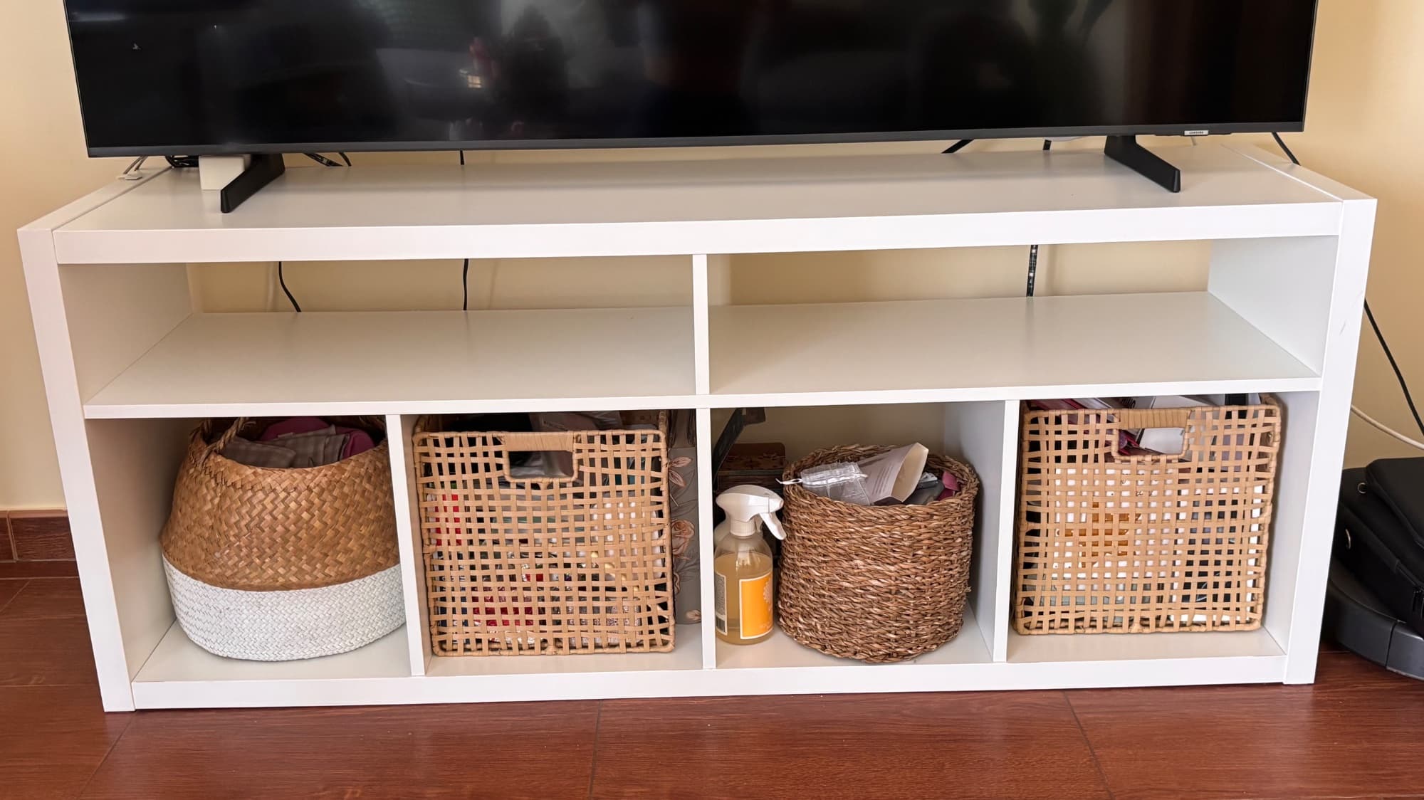 KALLAX moble TV, branco, 147x60 cm