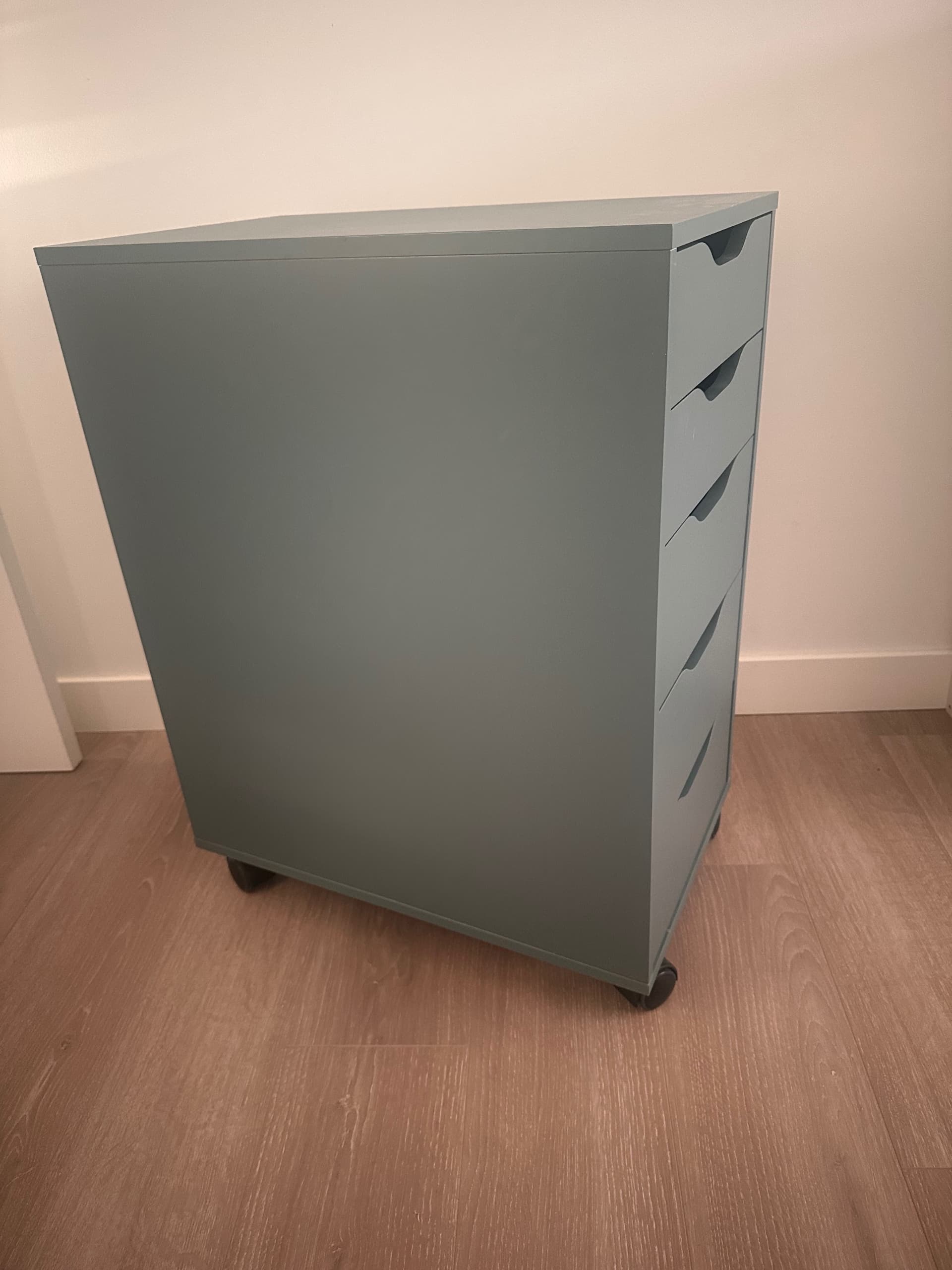 ALEX calaixera, gris fosc, 36x70 cm
