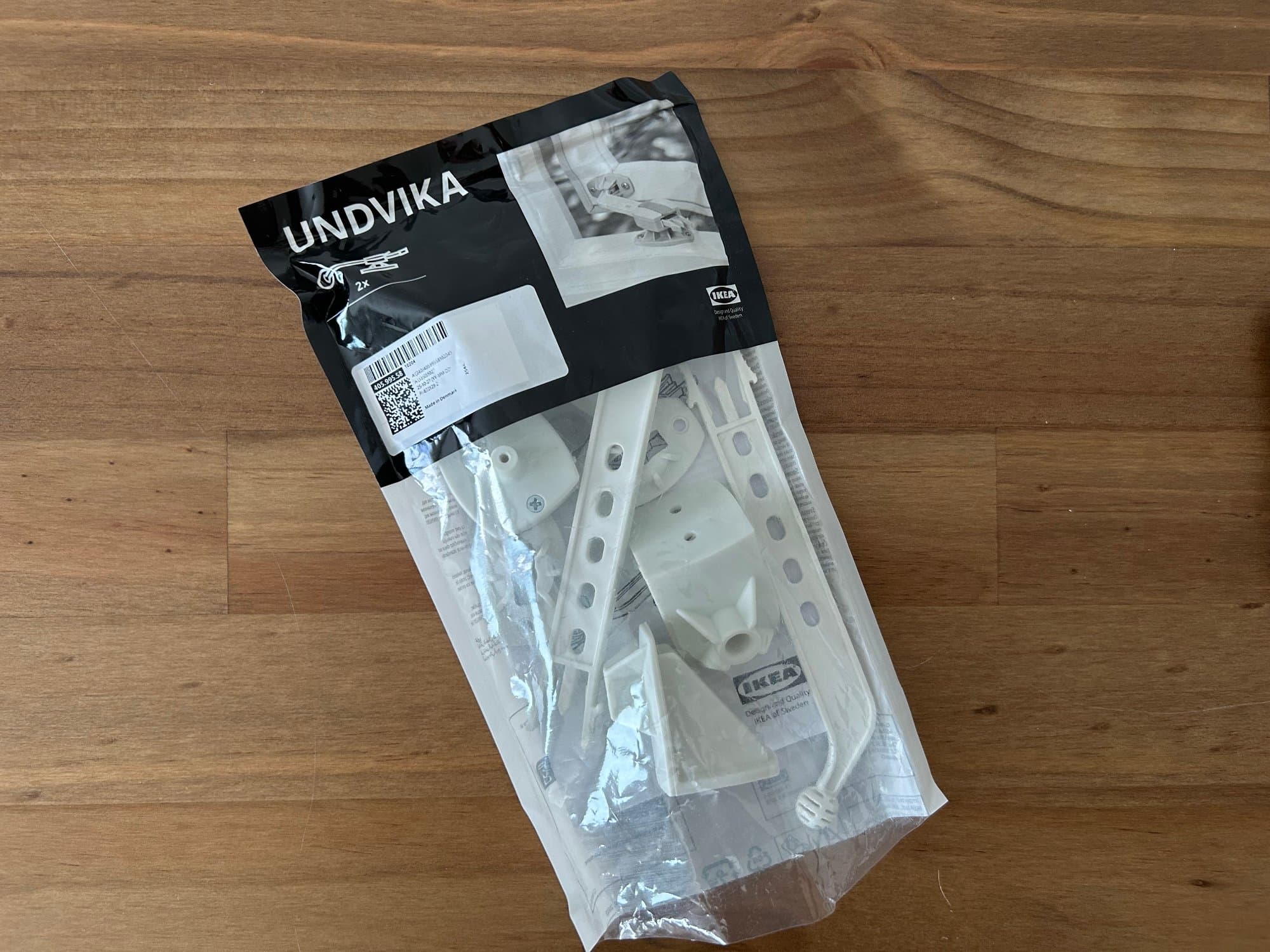 UNDVIKA - 2 PACKS leihorako segurtasun-topea, zuria