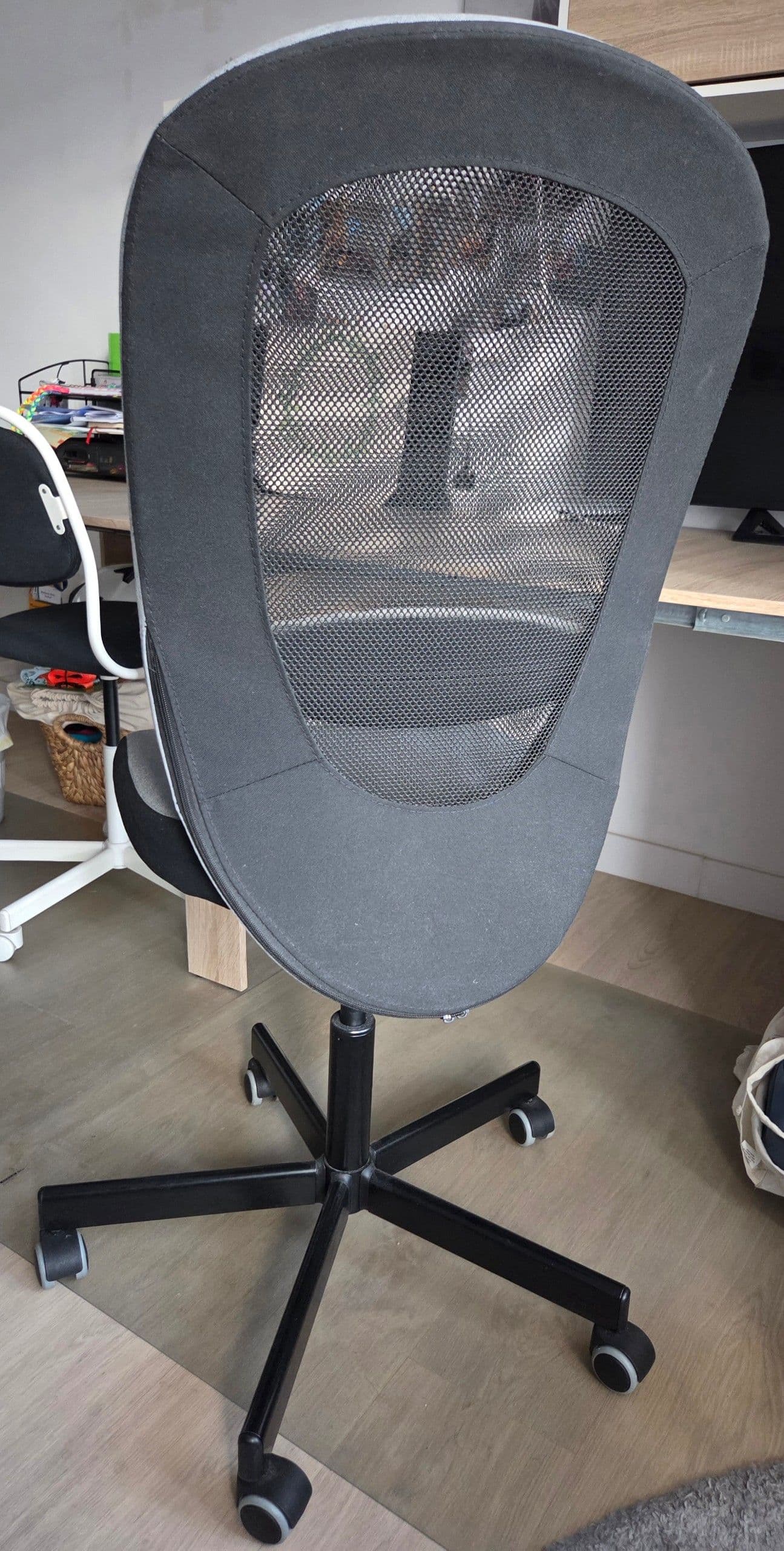 FLINTAN silla de trabajo, negro