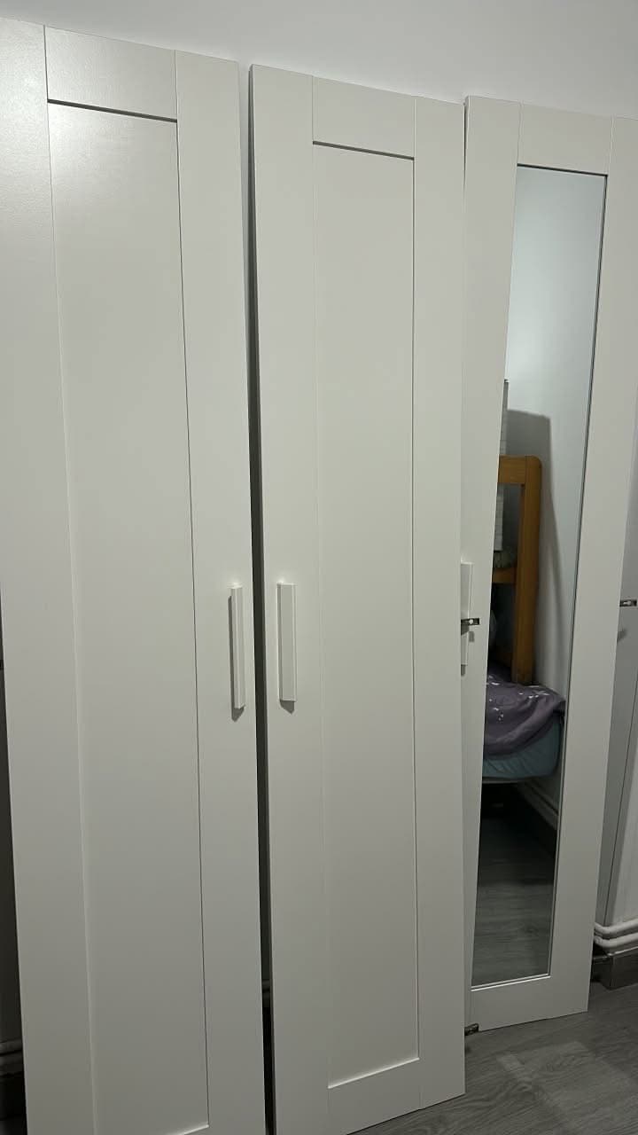 PUERTAS BRIMNES armario con 3 portas, branco