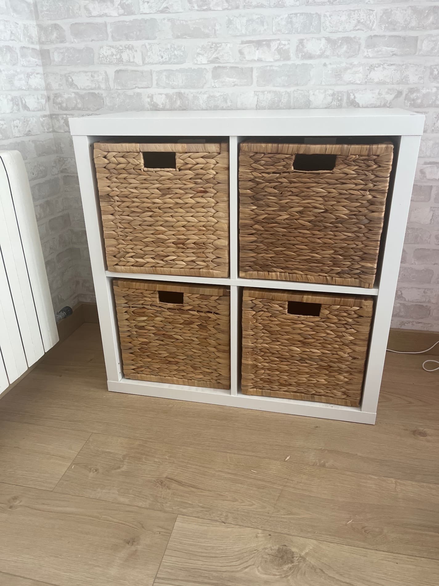 KALLAX shelving unit, white, 77x77 cm