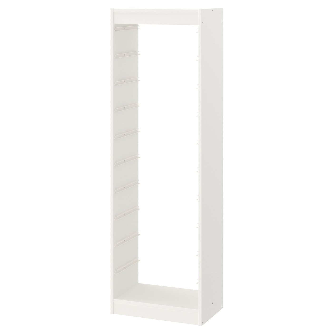 TROFAST egitura, zuria, 46x30x145 cm