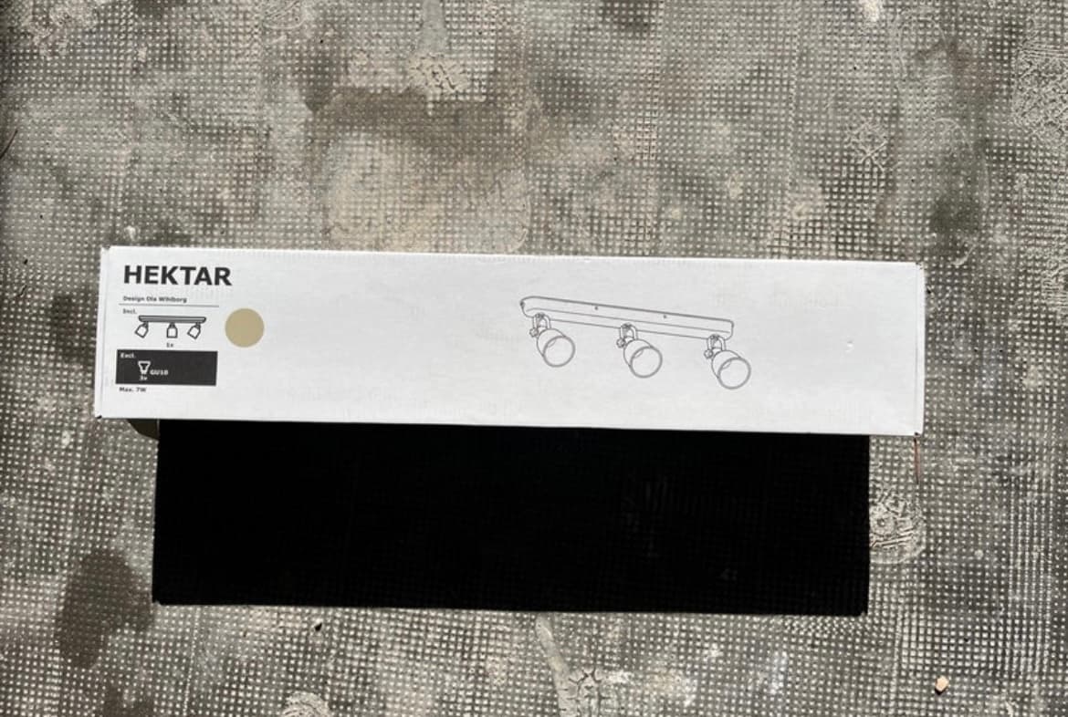 HEKTAR sabaiko lanpara + 3 foku, beixa