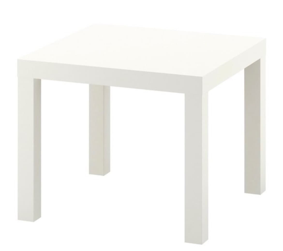 MESA LACK taula auxiliar, blanc, 55x55 cm