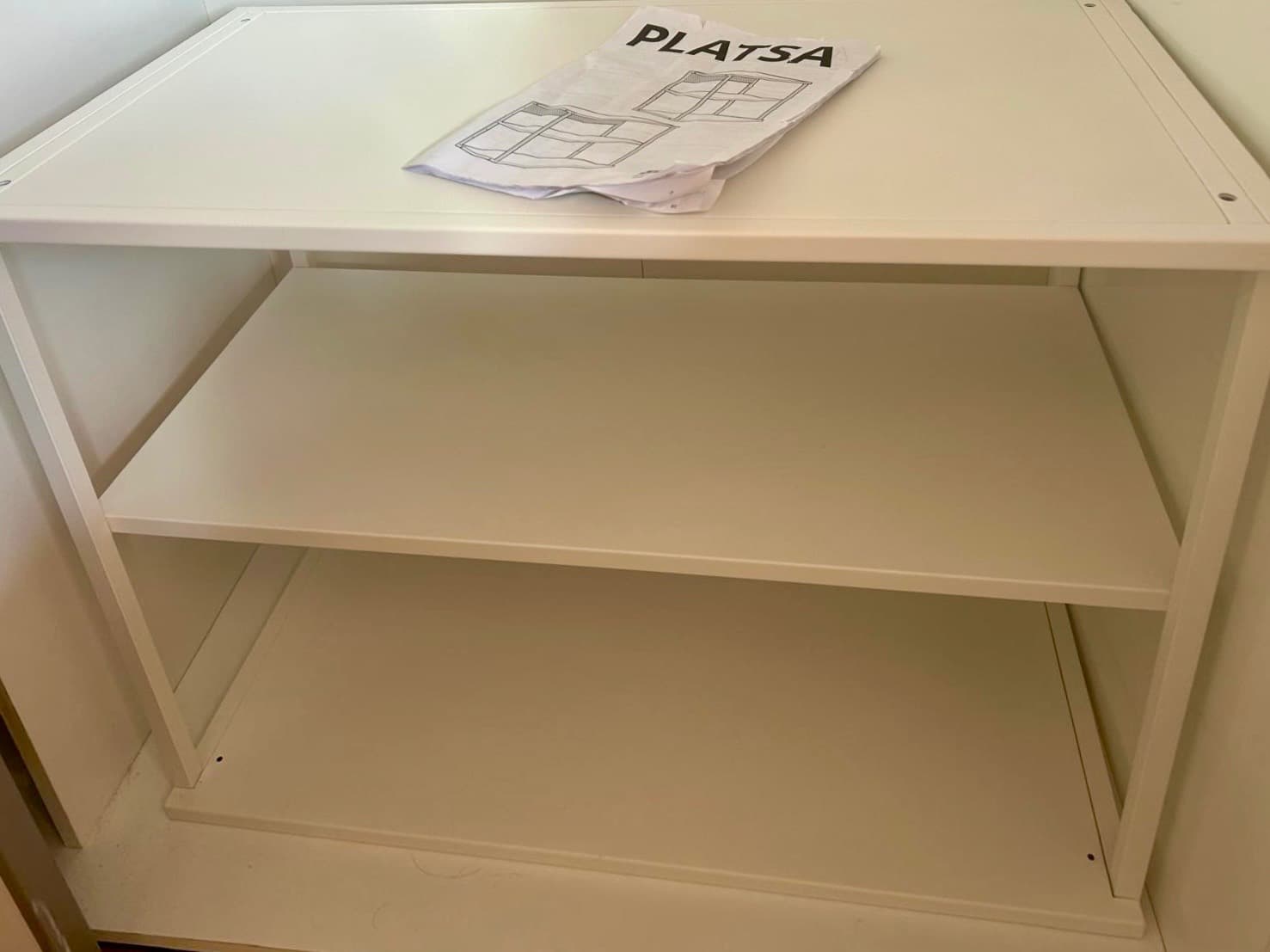 PLATSA frame, white, 60x55x40 cm