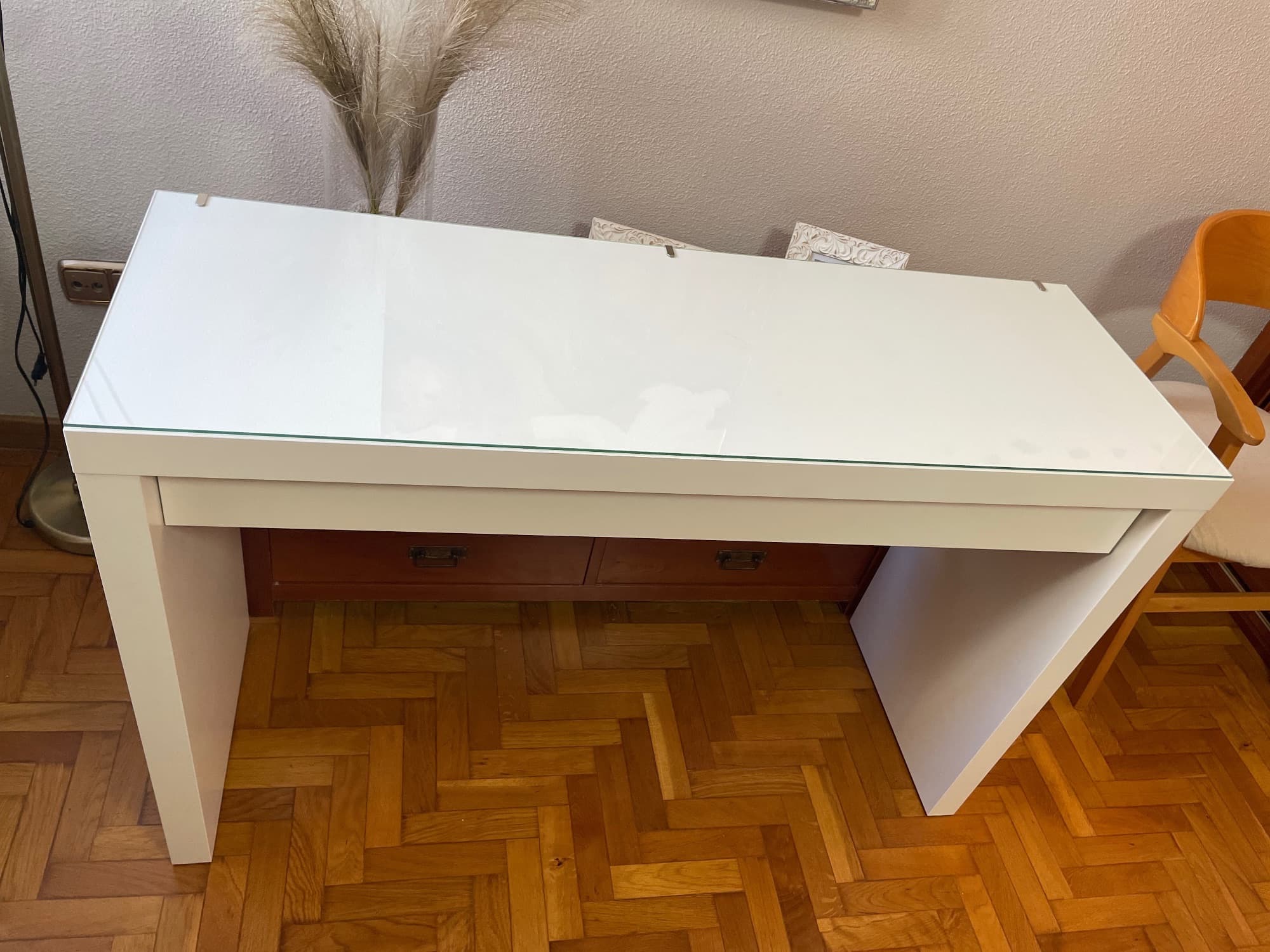 MALM apain-mahaia, zuria, 120x41 cm
