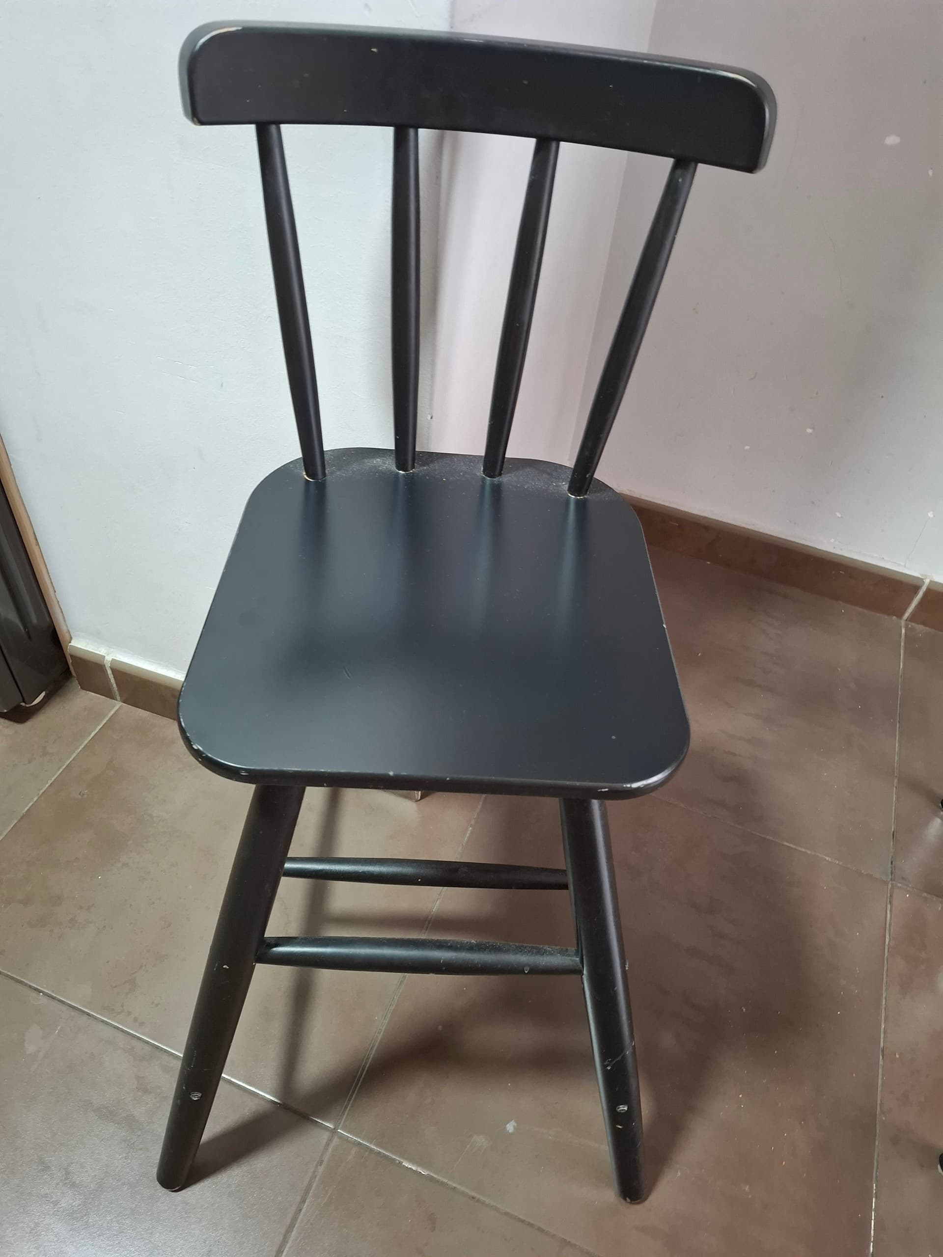 AGAM cadeira alta para nenos e nenas, negro
