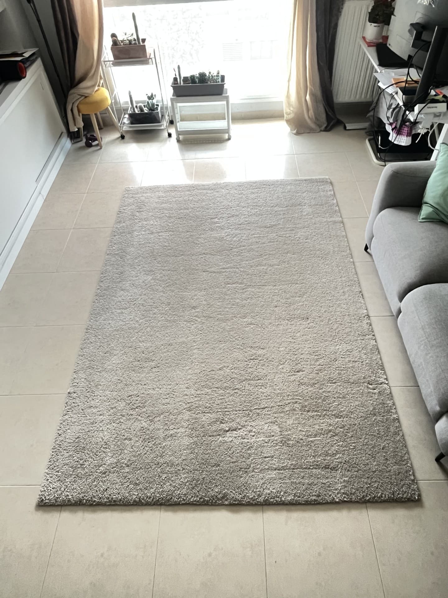 STOENSE catifa, pèl curt, os, 170x240 cm